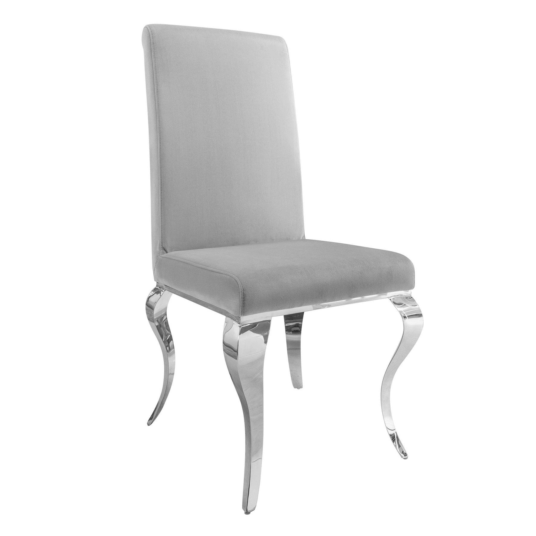 riess-ambiente Polsterstuhl MODERN BAROCK edel-grau / günstig online kaufen