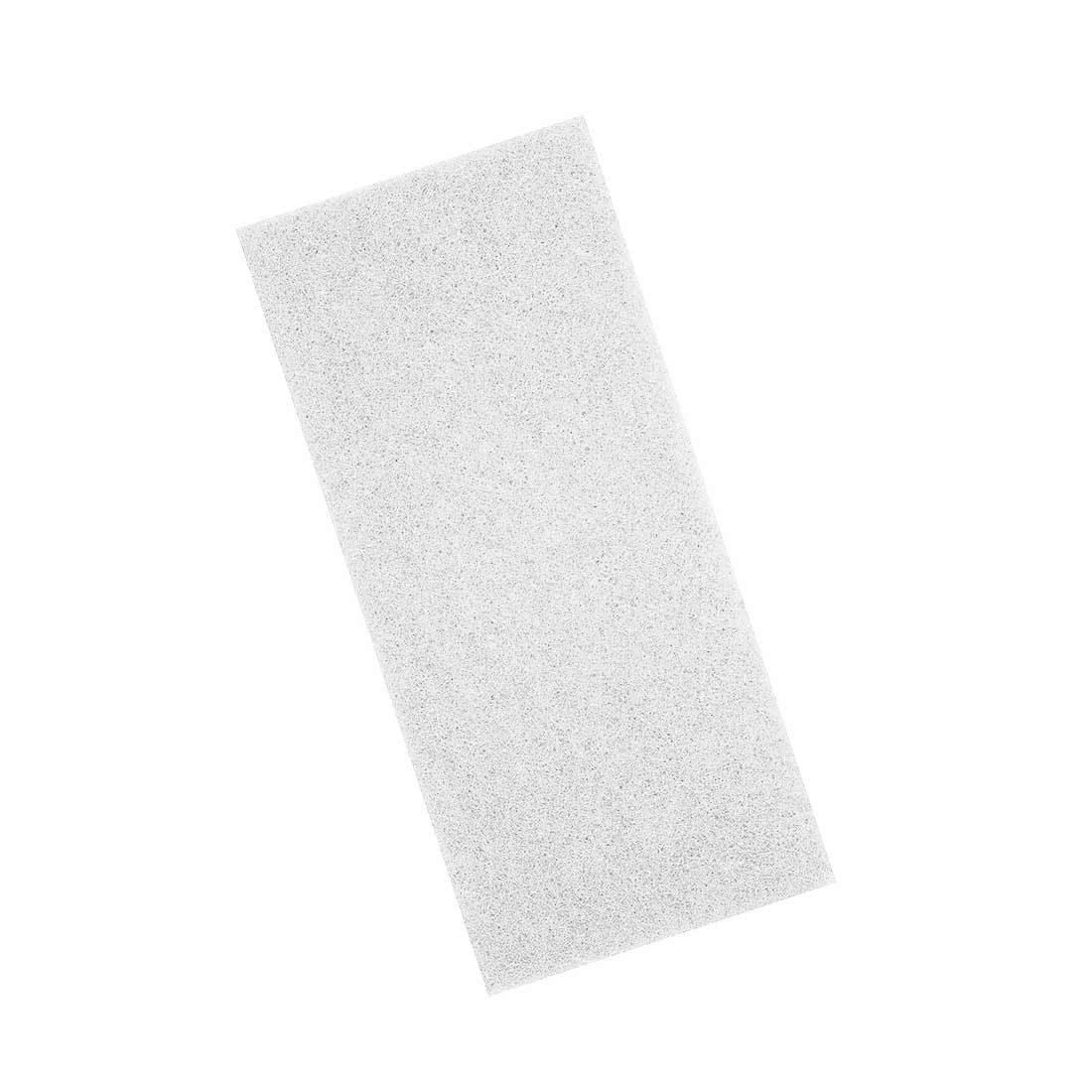 MENZER Polierpad 250 x 115 mm Handpads für Handschleifer, Polyester, 10 Stk., weiß