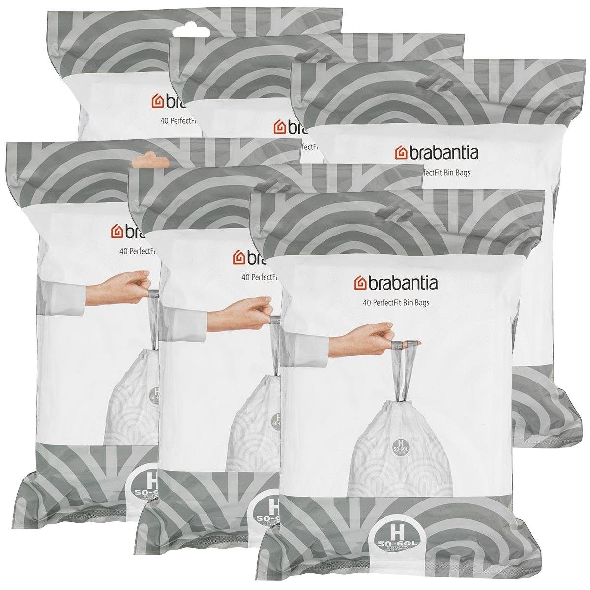 Brabantia Müllbeutel Brabantia Müllbeutel mit Zugband H 5060L 40