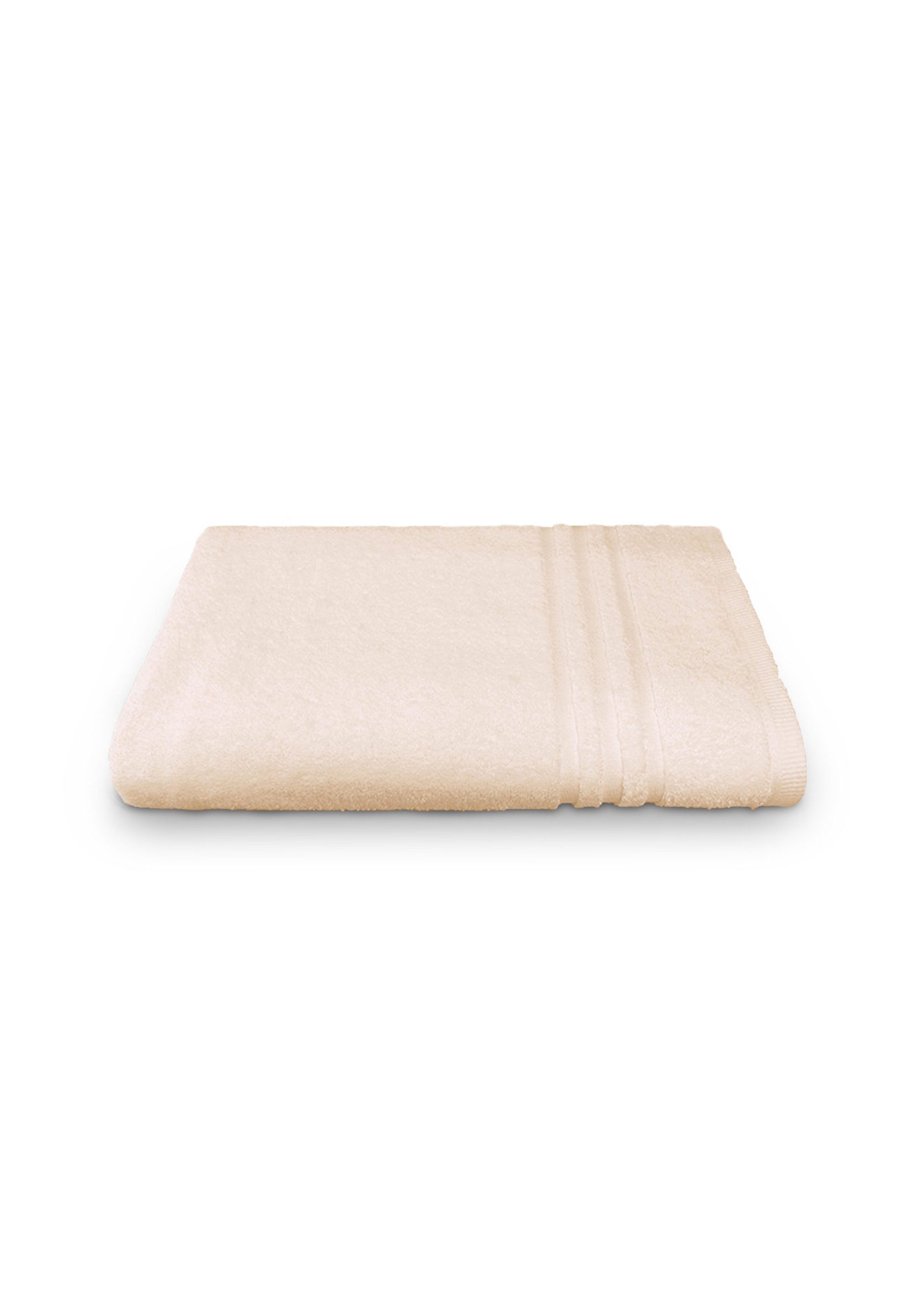 Duschtuch grace Aktion, mit spa (1-St), grand Streifen-Bordüre attraktiver beige