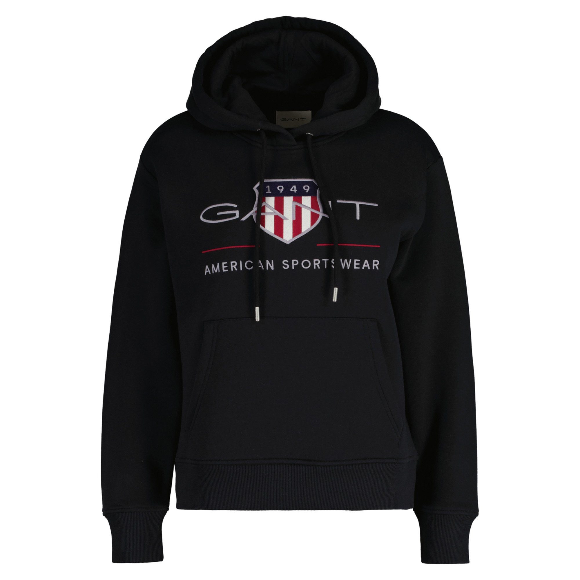 Sweater Damen Sweatshirt Baumwolle Archive Shield Hoodie