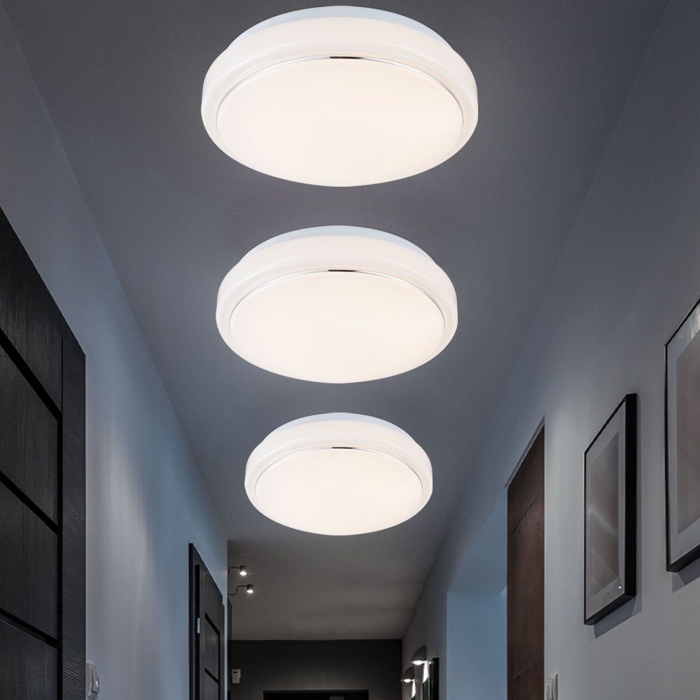 Deckenlampe Modern Decke Deckenleuchte, LED-Leuchtmittel fest Globo LED verbaut, Wohnzimmerleuchte LED Warmweiß, Deckenleuchte