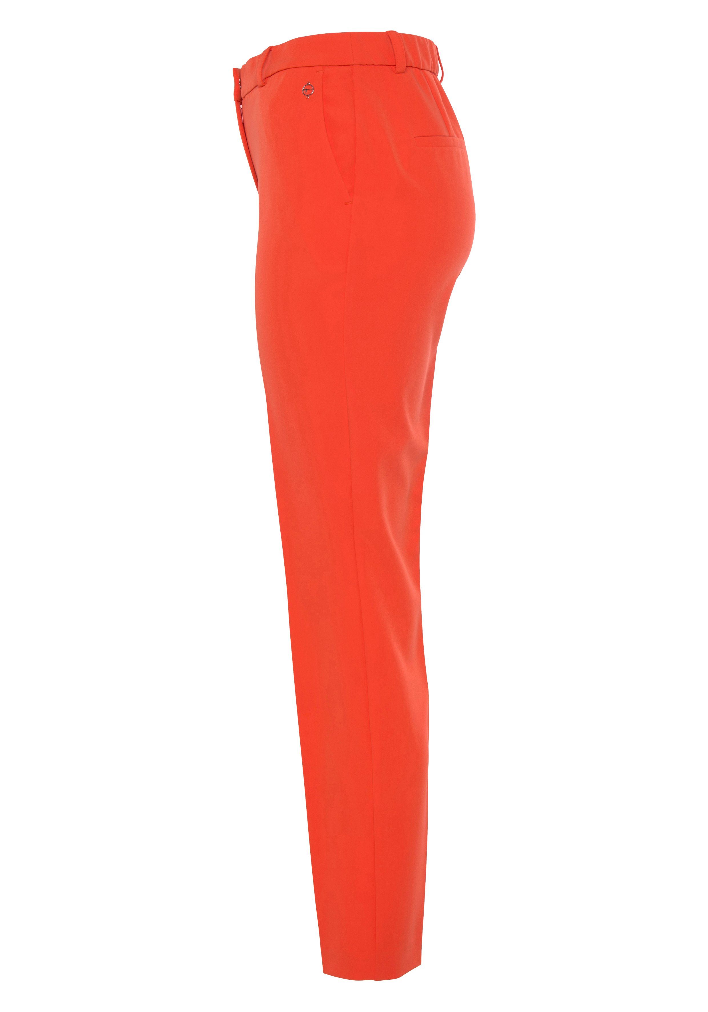 Anzughose Material) in Trendfarben Tamaris (Hose aus orange nachhaltigem