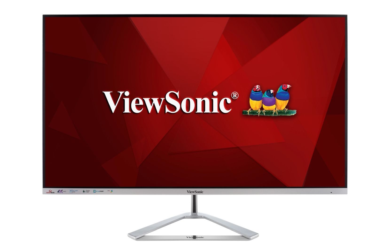 Viewsonic VX3276-4K-MHD 81,28cm 32Zoll 16:9 3840x2160 UHD SuperClear VA TFT-Monitor (3840 x 2160 px, 4K Ultra HD, 8 ms Reaktionszeit, 60 Hz, VA, Lautsprecher, HDCP, HDR, Kopfhörerbuchse)