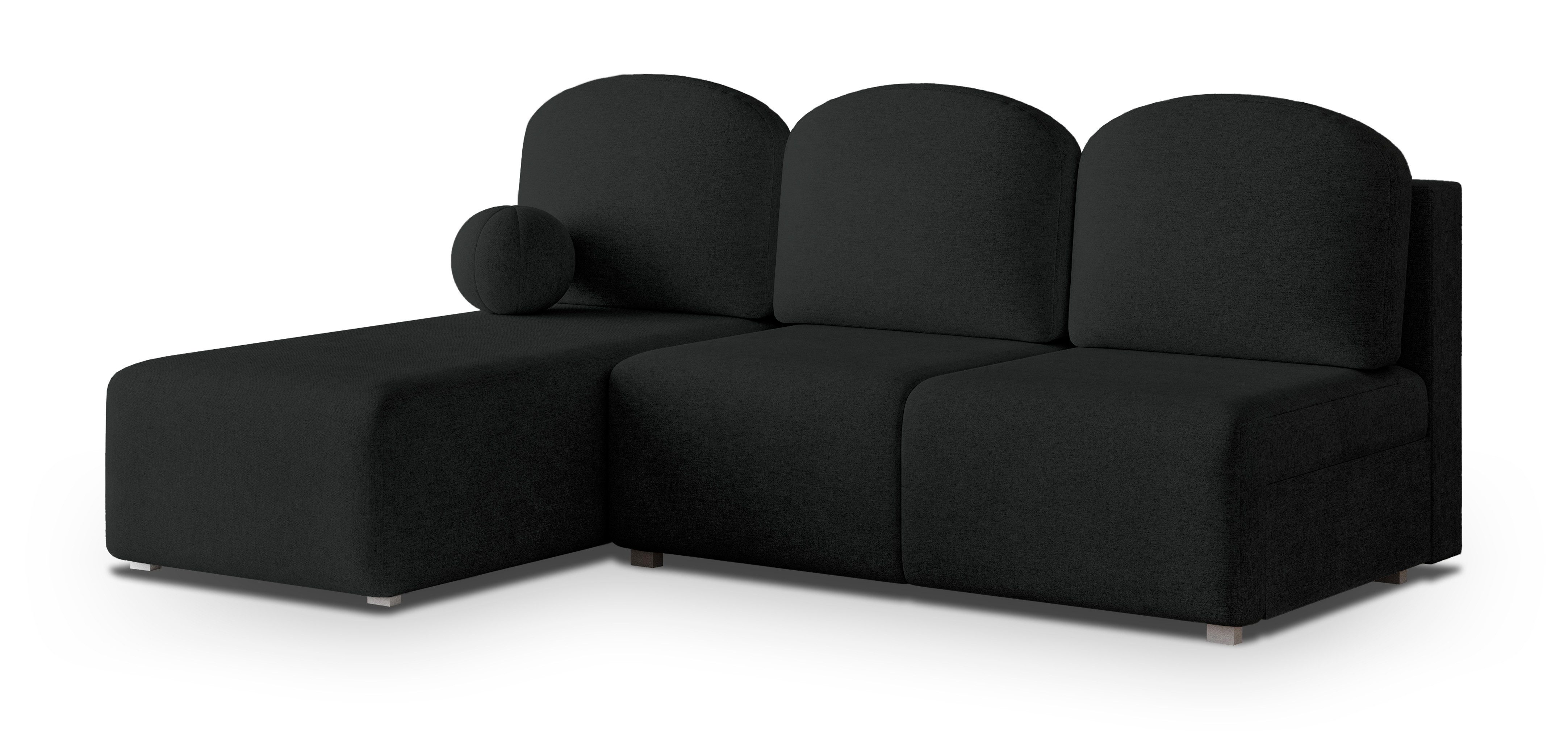 Masseno Ecksofa TRAMA mit Schlaffunktion L-Form, Sofa mit Bettkasten