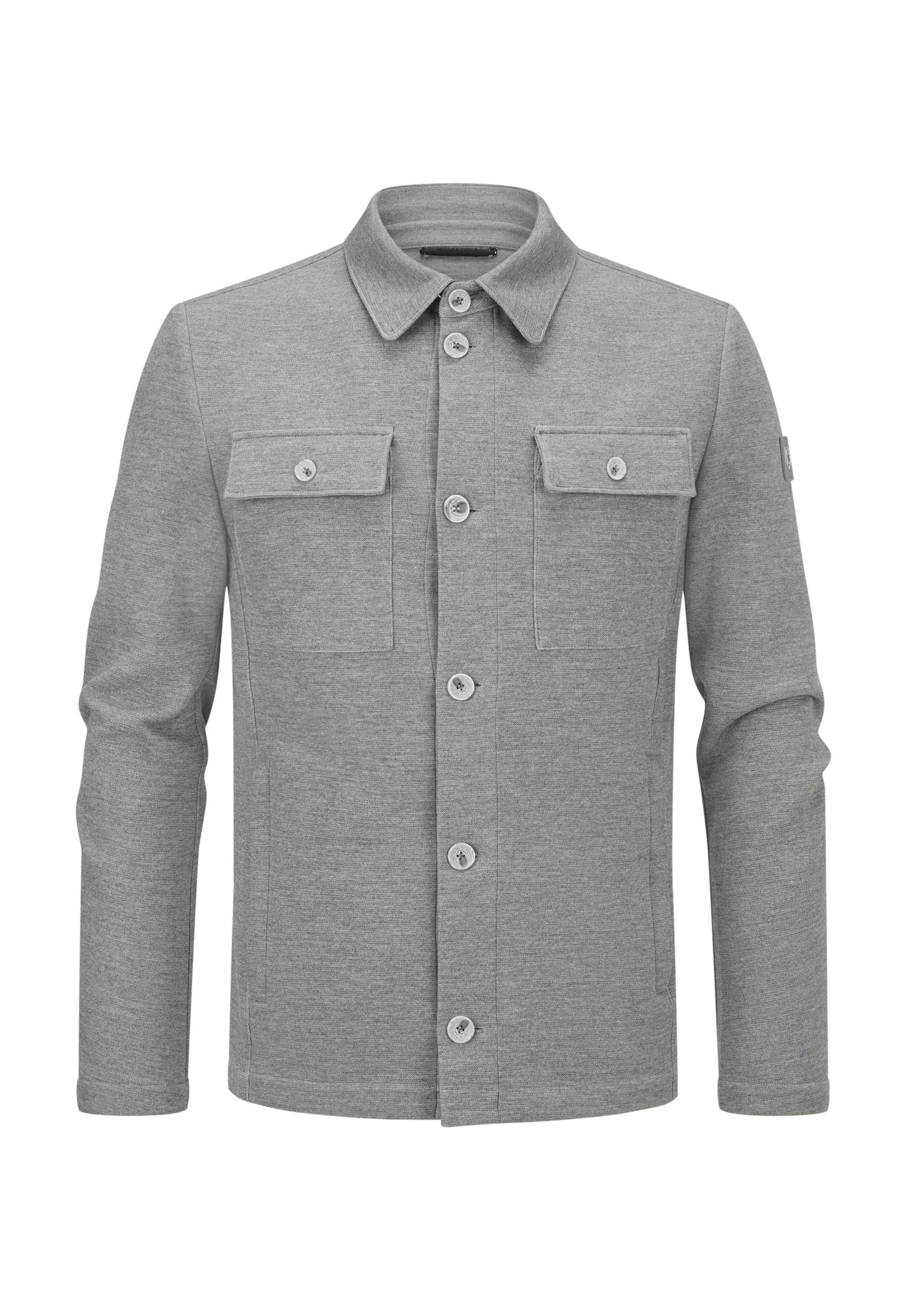 Milestone Hemdjacke MSOhio Herren Overshirt Übergangsjacke klassisch mit Lo günstig online kaufen