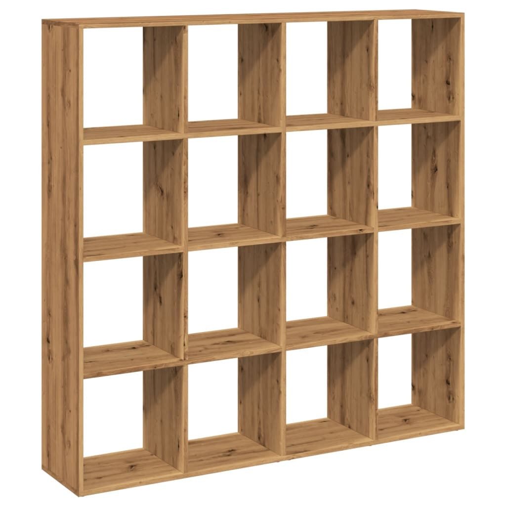 vidaXL Bücherregal Bücherregal Artisan-Eiche 137,5x29x137,5 cm günstig online kaufen