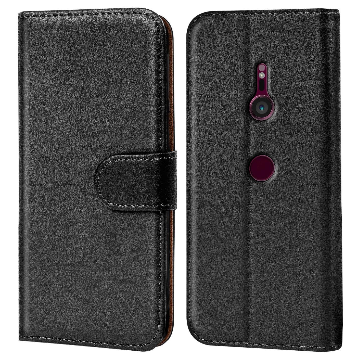 CoolGadget Handyhülle Book Case Handy Tasche für Sony Xperia XZ3 6 Zoll, Hülle Klapphülle Flip Cover für Sony XZ3 Schutzhülle stoßfest