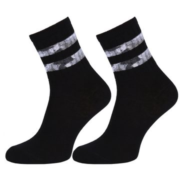 Sarcia.eu Haussocken Socken für Damen schwarz Militär-Print 37-42 - 2 Paar 37-42 EU