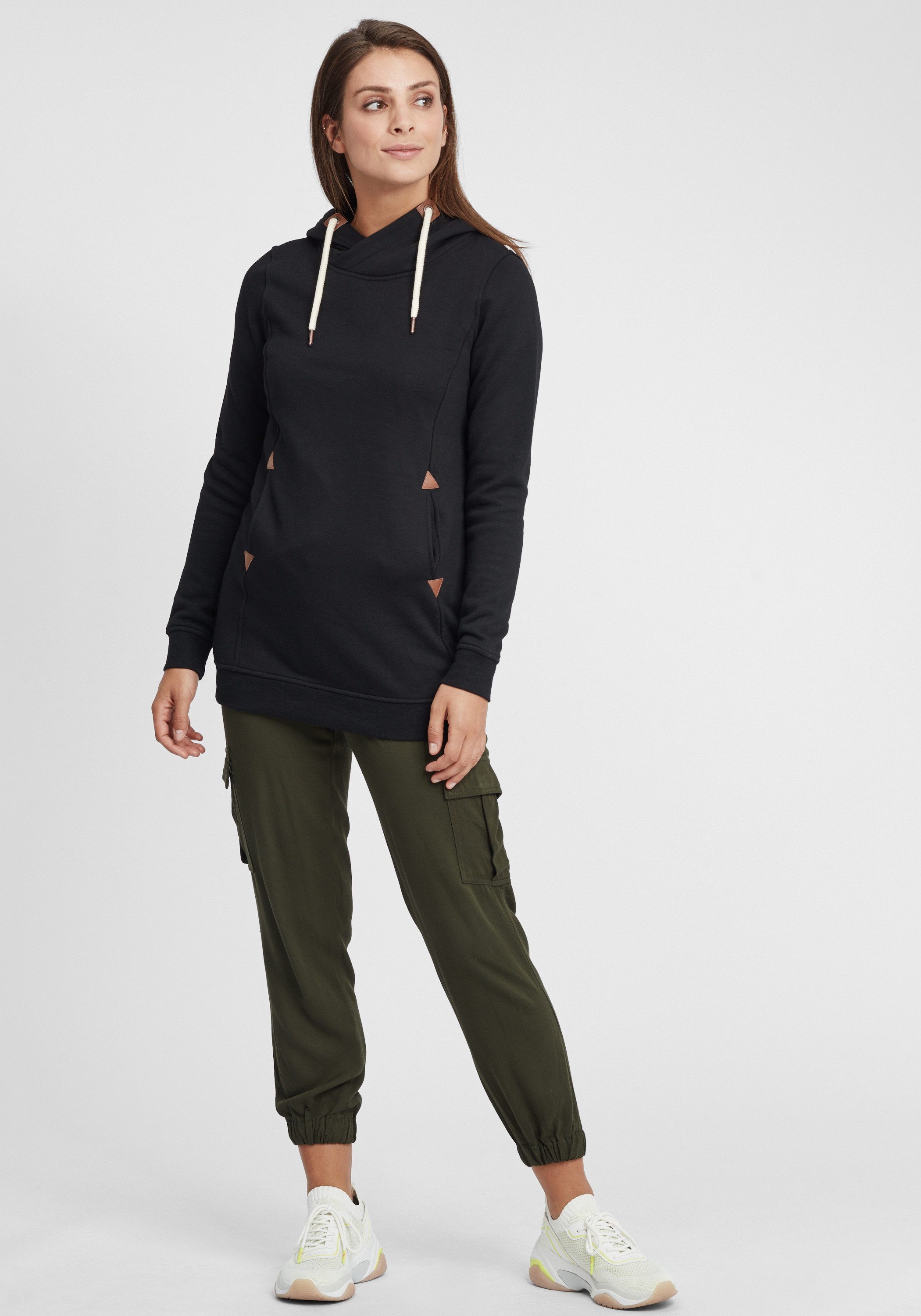 OXMO Hoodie OXVicky Sweat Hoodie Long Kapuzenpullover lang geschnitten günstig online kaufen