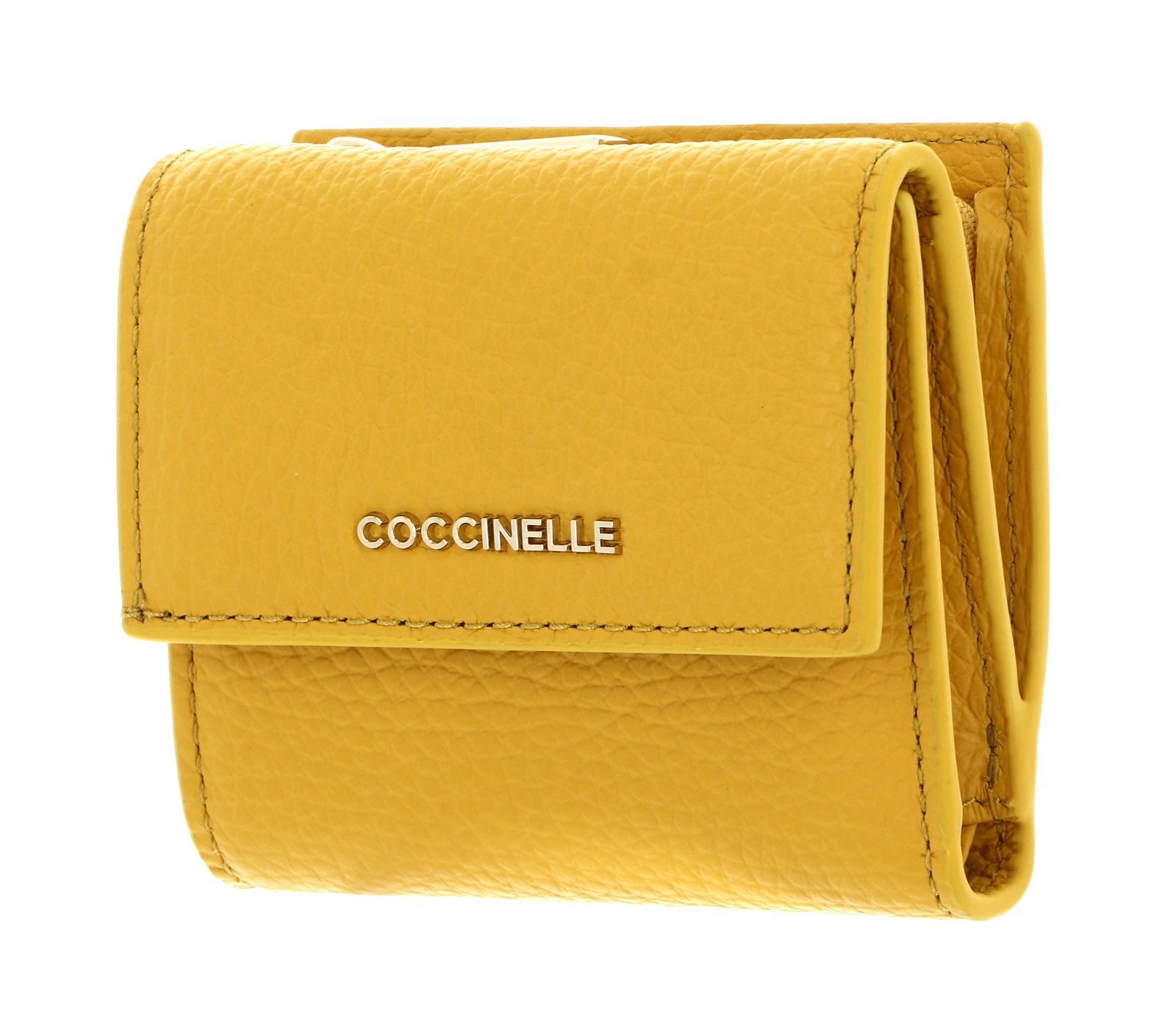 COCCINELLE Geldbörse Wallet Grained Leather, aus echtem Rindsleder mit RFID-Blocker Schutz