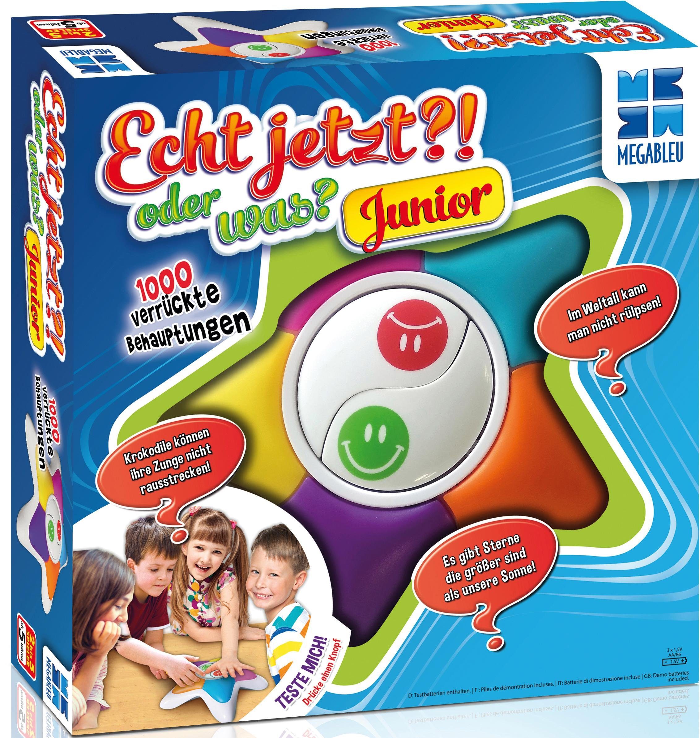 MEGABLEU Spiel Echt Jetzt?! - Junior, elektronisch