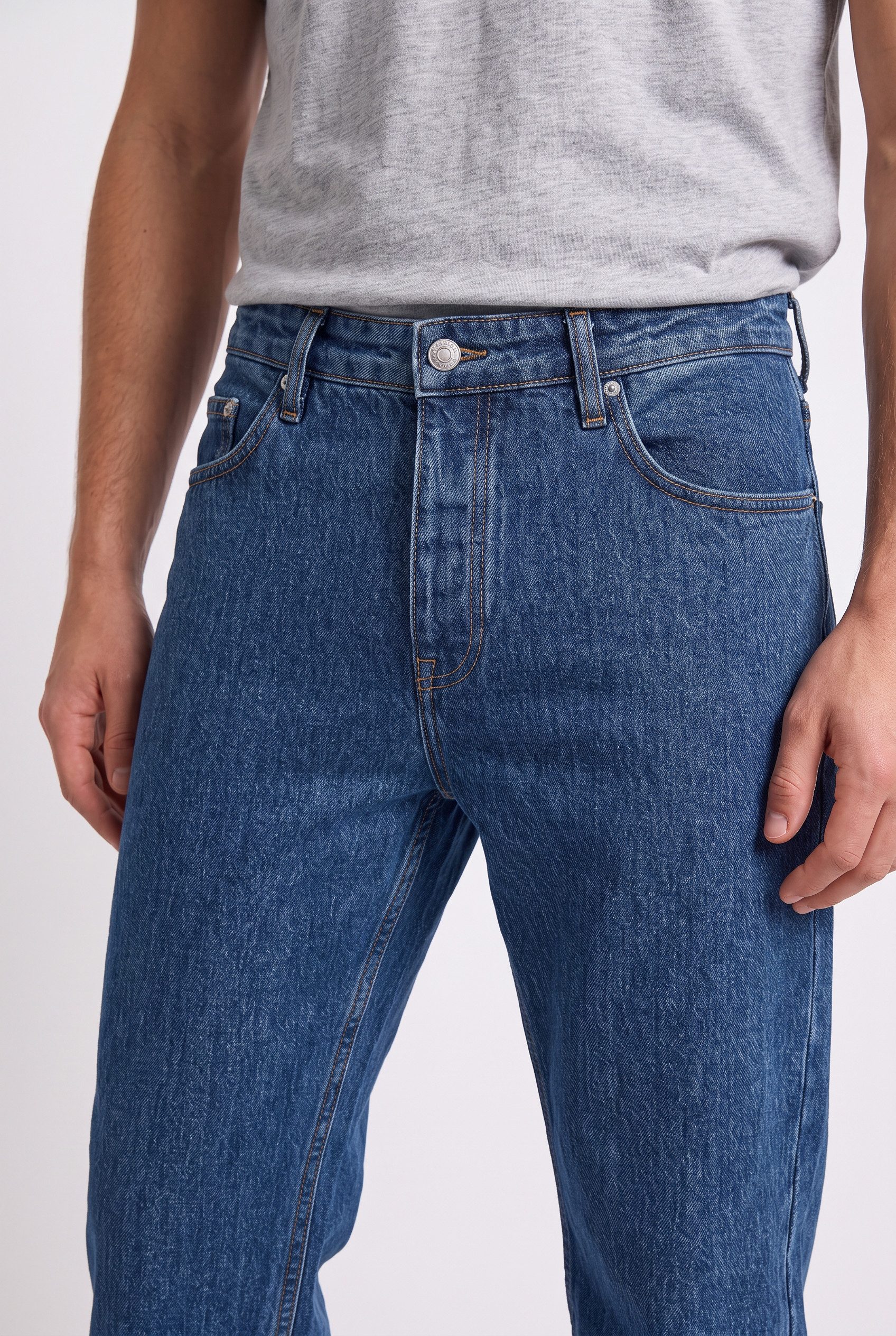 ONLY & SONS Straight-Jeans ONSEDGE STRAIGHT DNM Baumwolle, straight fit – Bild 3 von 5