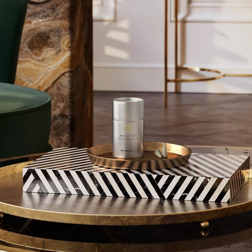 Rituals Räucherkegel Rituals Private Collection Royal Tea Incense Cones (Beruhigender Duft mit grünem Tee und Holzessenzen, 1-St)