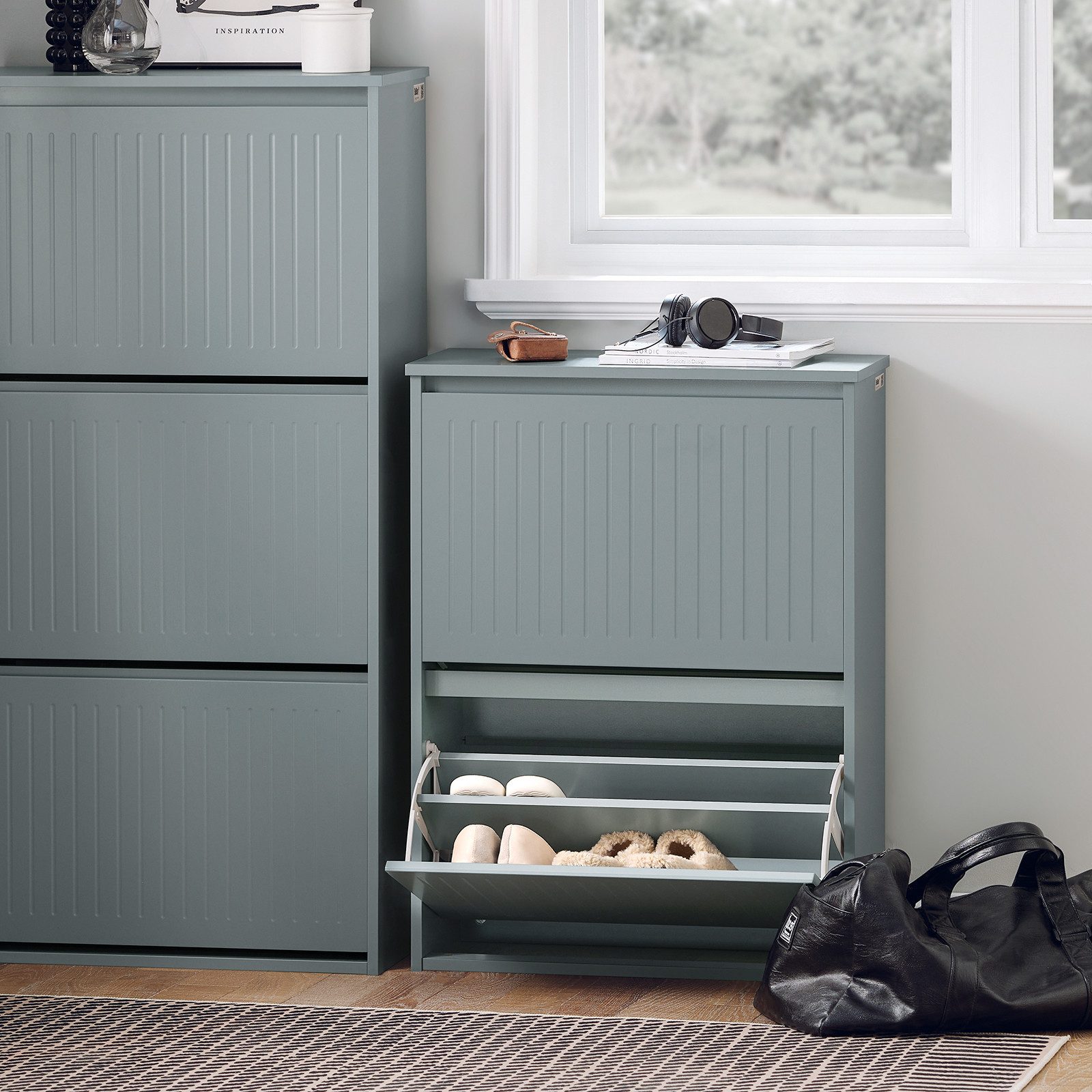 SoBuy Schuhkipper FSR165, mit 1/2/3 Klappen, mit variabel verstellbaren Ein günstig online kaufen