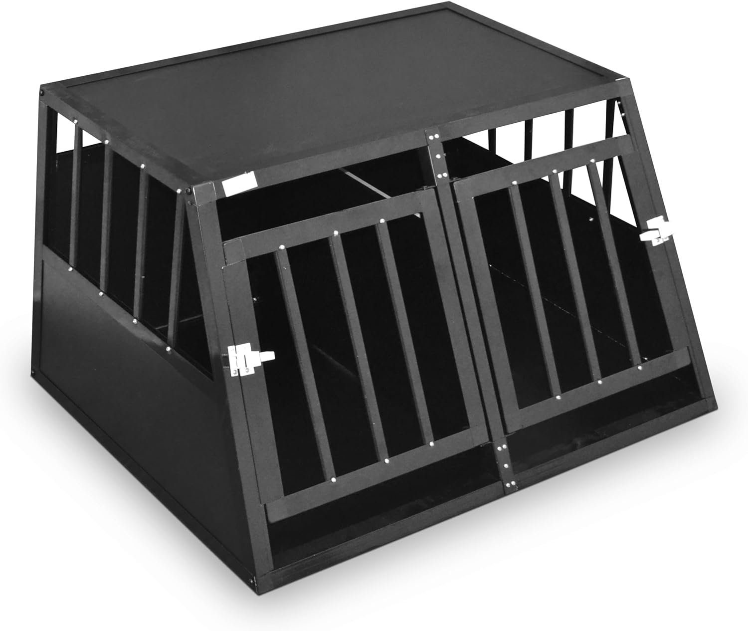 Defactoshop Tiertransportbox Tierreisebox Alu-Hundetransportbox in 4 versch. Größen: M, L, XL, XXL