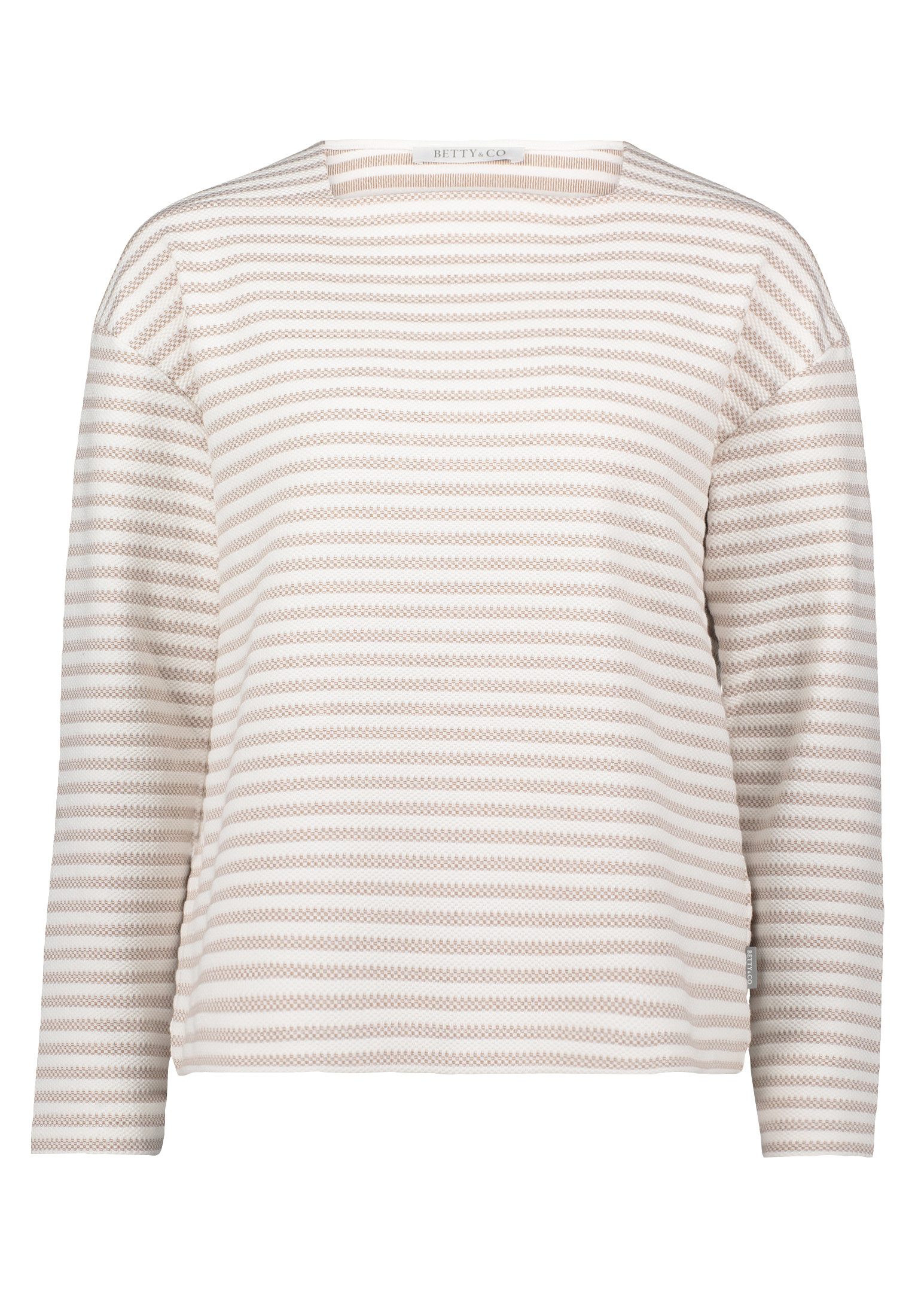 Betty&Co Sweatshirt Damen Sweatshirt mit U-Boot-Ausschnitt günstig online kaufen