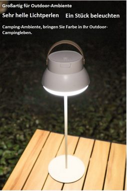 DTC GmbH Lavalampen Campinglicht, wiederaufladbar, lange Lebensdauer