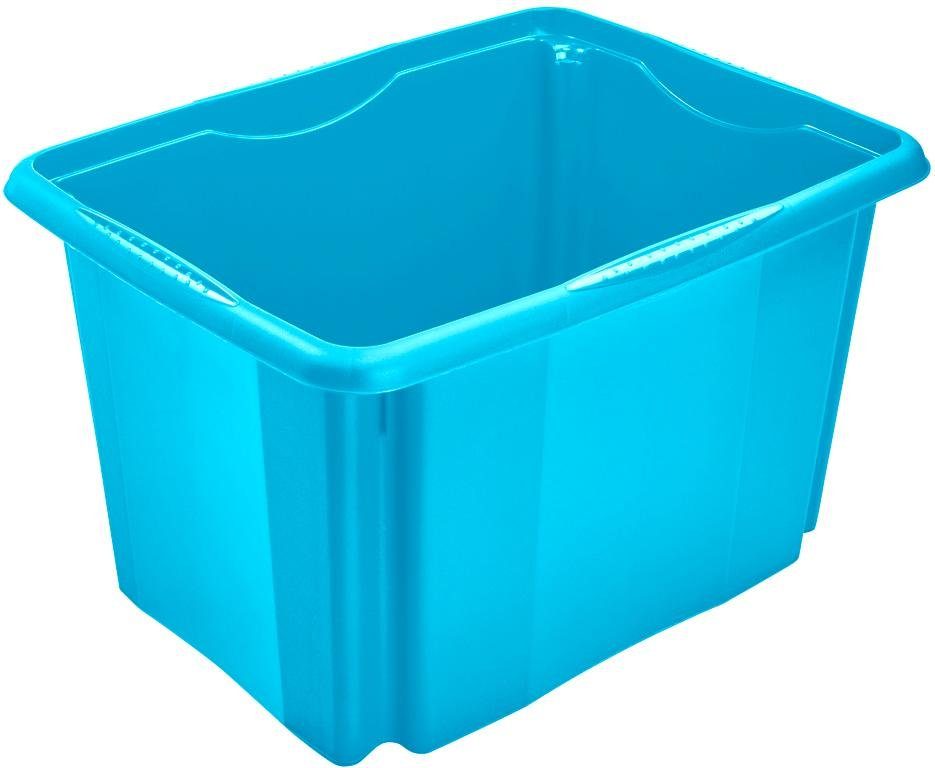 keeeper Stapelbox emil (Set, 2 St), 30 L, mit Deckel, hochwertiger Kunststoff
