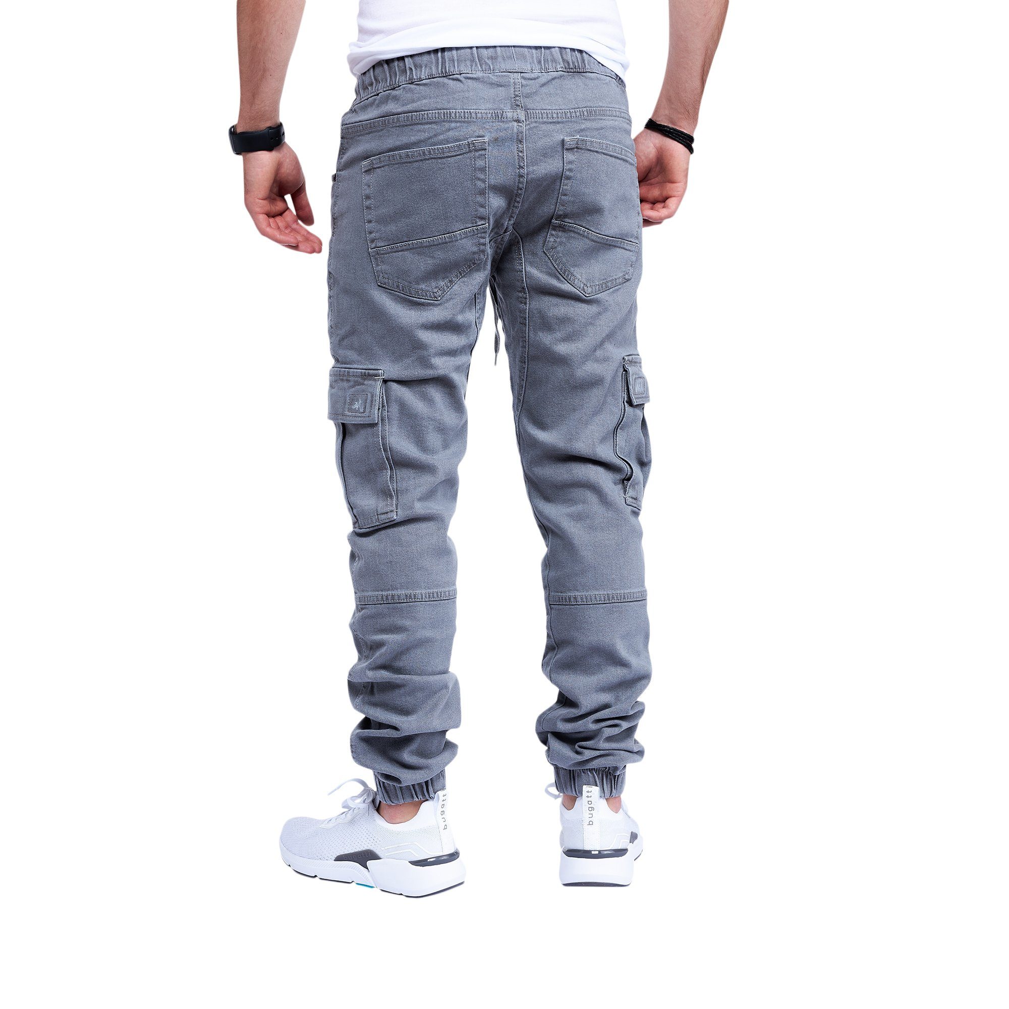 Styleko Cargohose 8003 Herren Cargohose Cargo Jeans Hose für Männer Jungen Regular Denim
