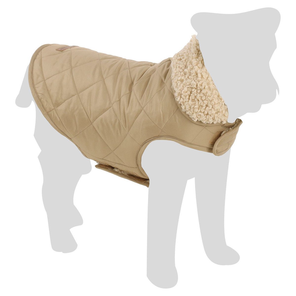 Flamingo Hundemantel Mantel Bonnie beige