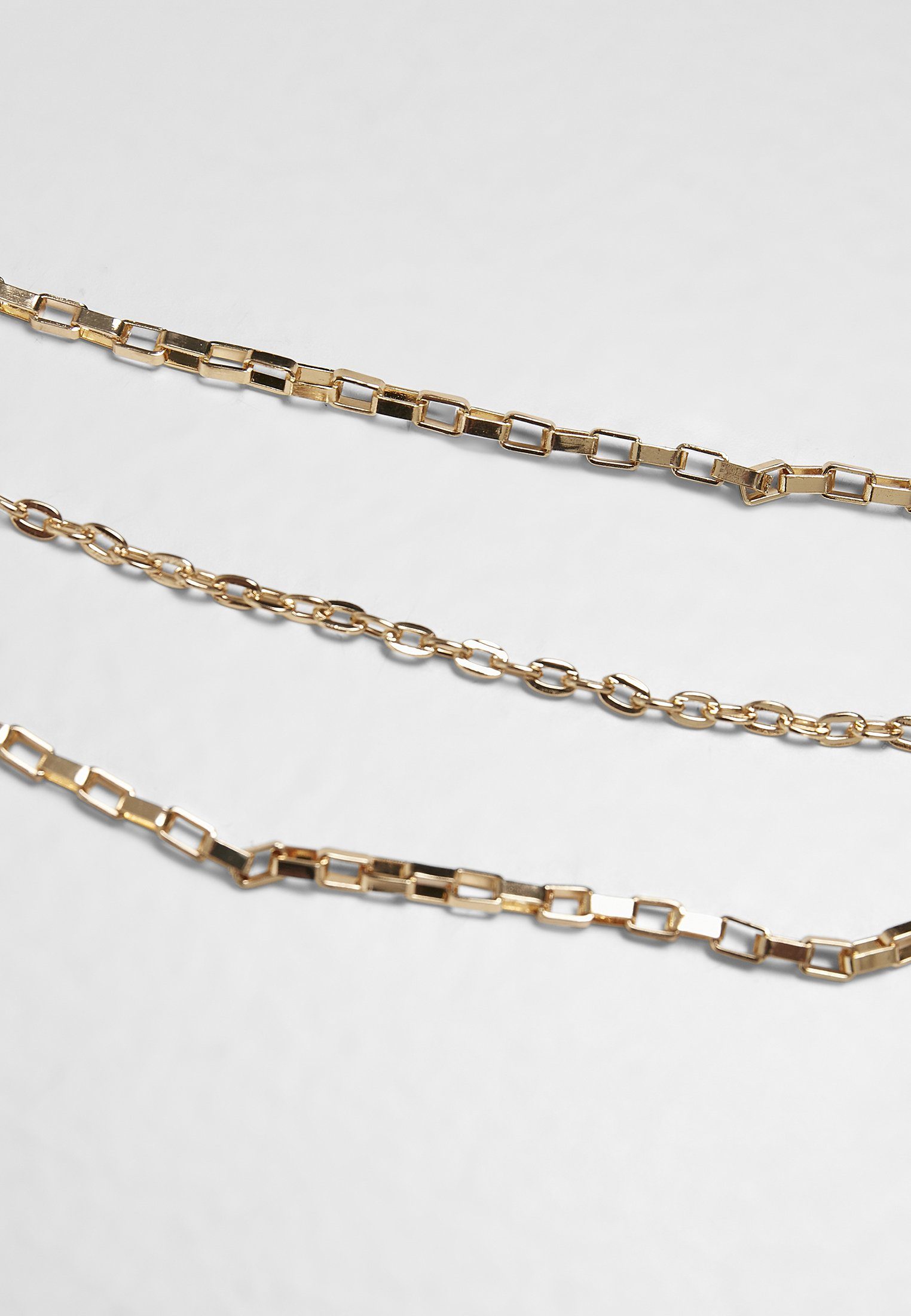 URBAN CLASSICS Edelstahlkette Layering Accessoires gold Amulet Necklace
