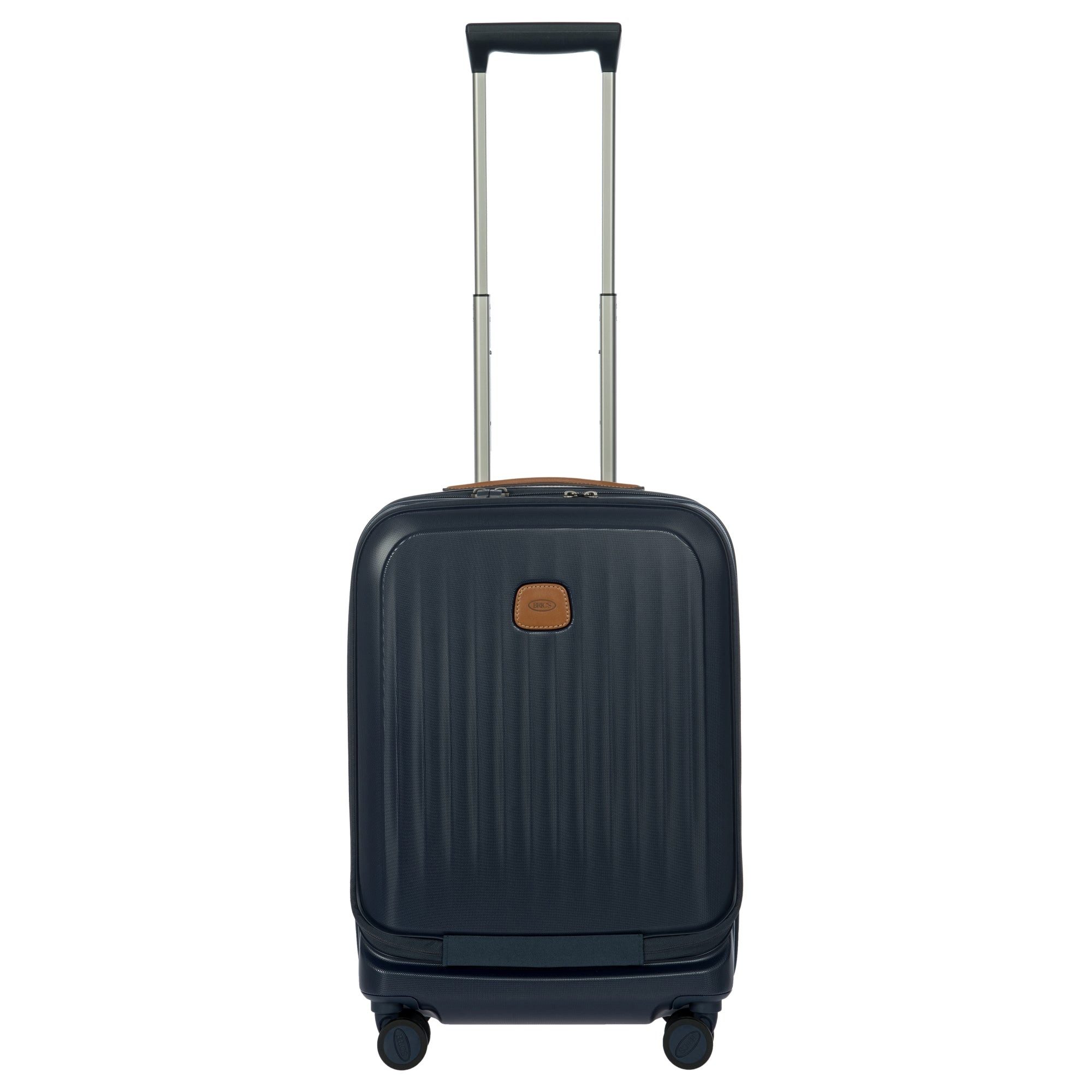 Bric's Koffer Taormina - 4-Rollen-Kabinentrolley mit Vortasche 55 cm erw. USB, 4 Rollen Rollen