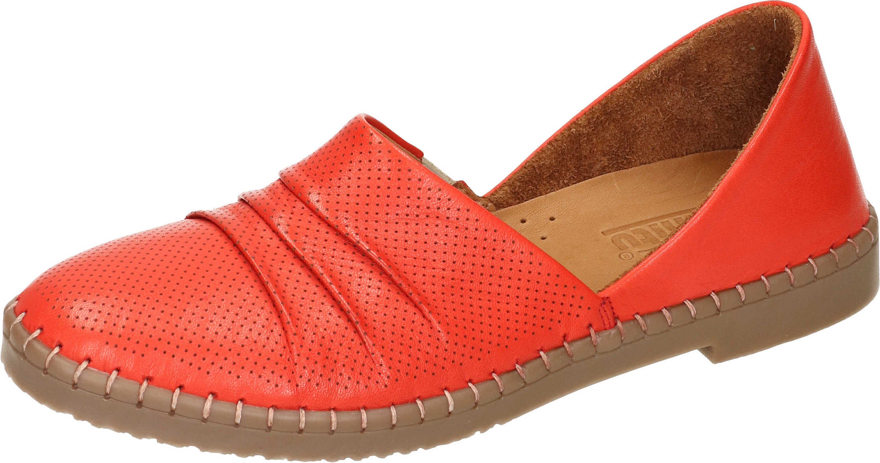 Manitu Slipper Slipper mit Gummizug rot