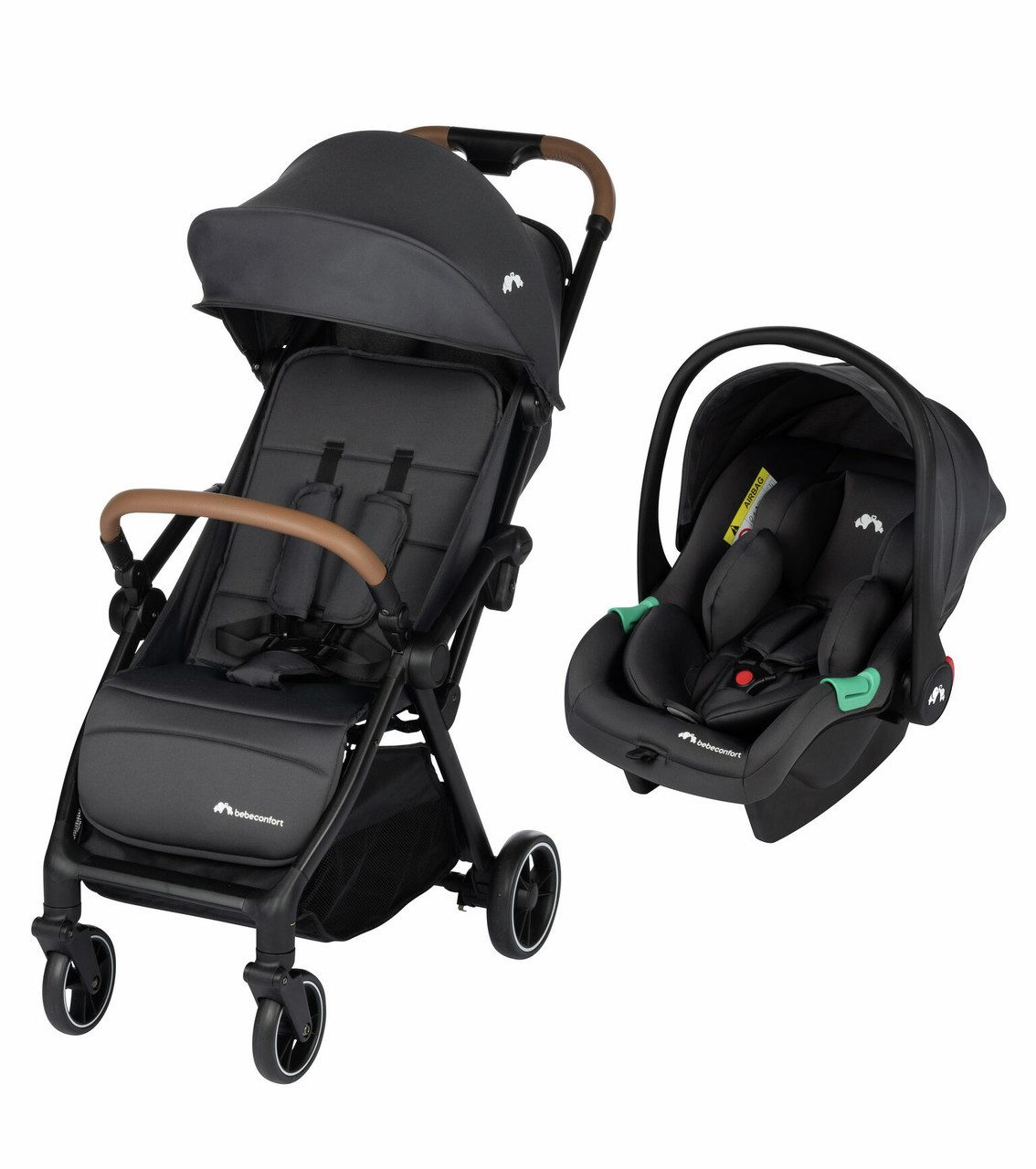 Bebeconfort Kinder-Buggy Bebeconfort Sunlite Duo Kinderwagen Buggy mit deinem Bebeconfort i-Siz, Ultimativer Komfort ab der Geburt Schnelles automatisches Klappsyste…