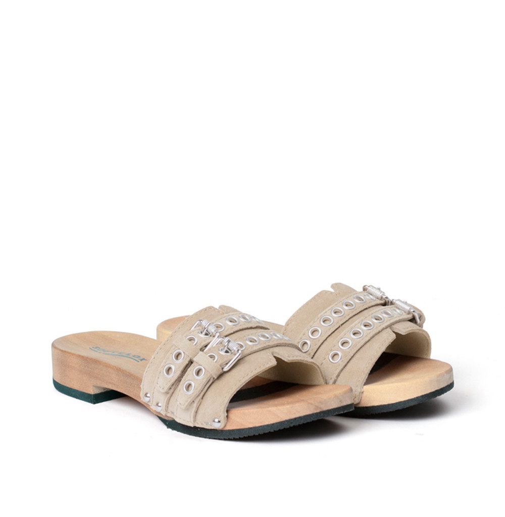 Softclox BENITA Kaschmir taupe (hazelnut) Pantolette günstig online kaufen