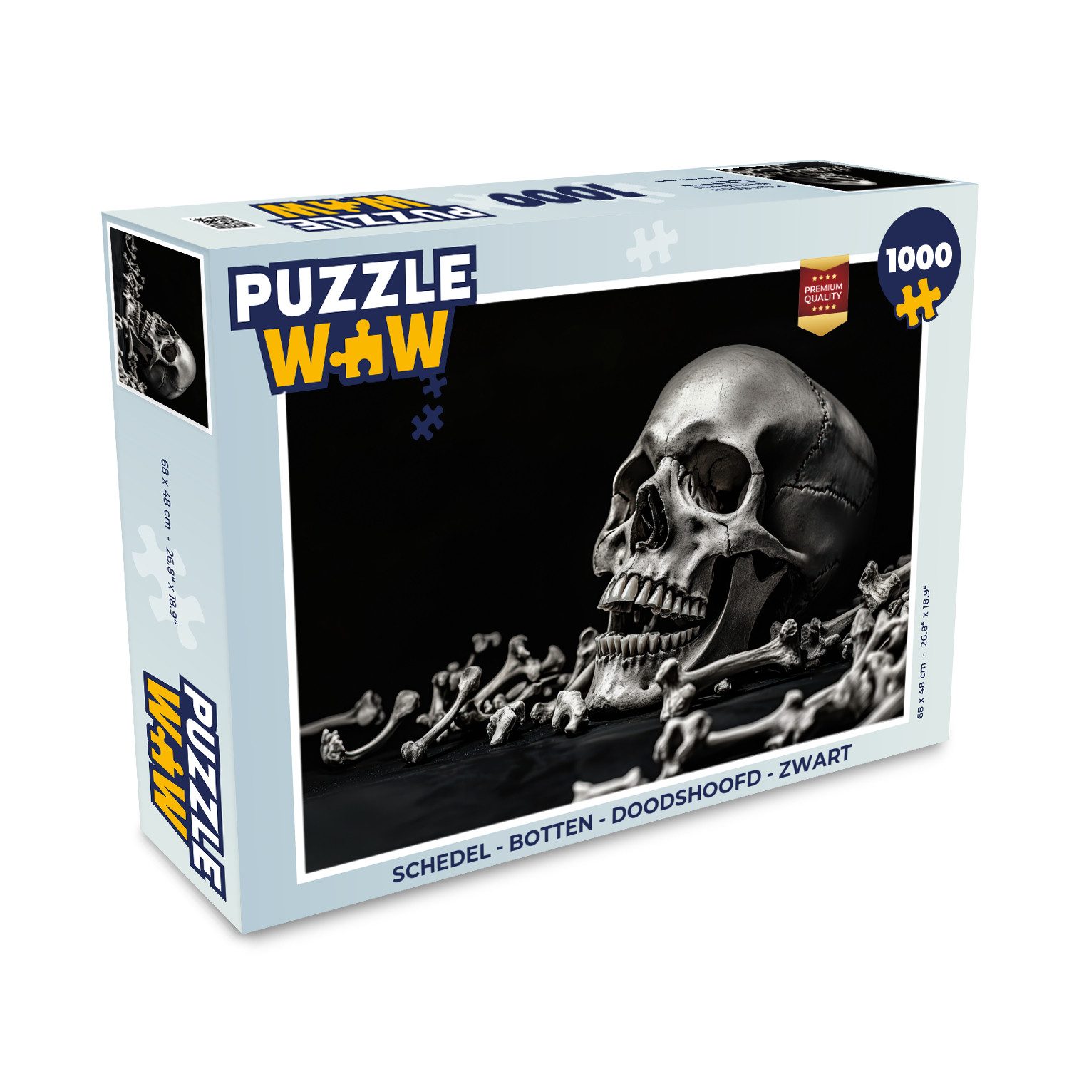 MuchoWow Puzzle Totenkopf - Knochen - günstig online kaufen