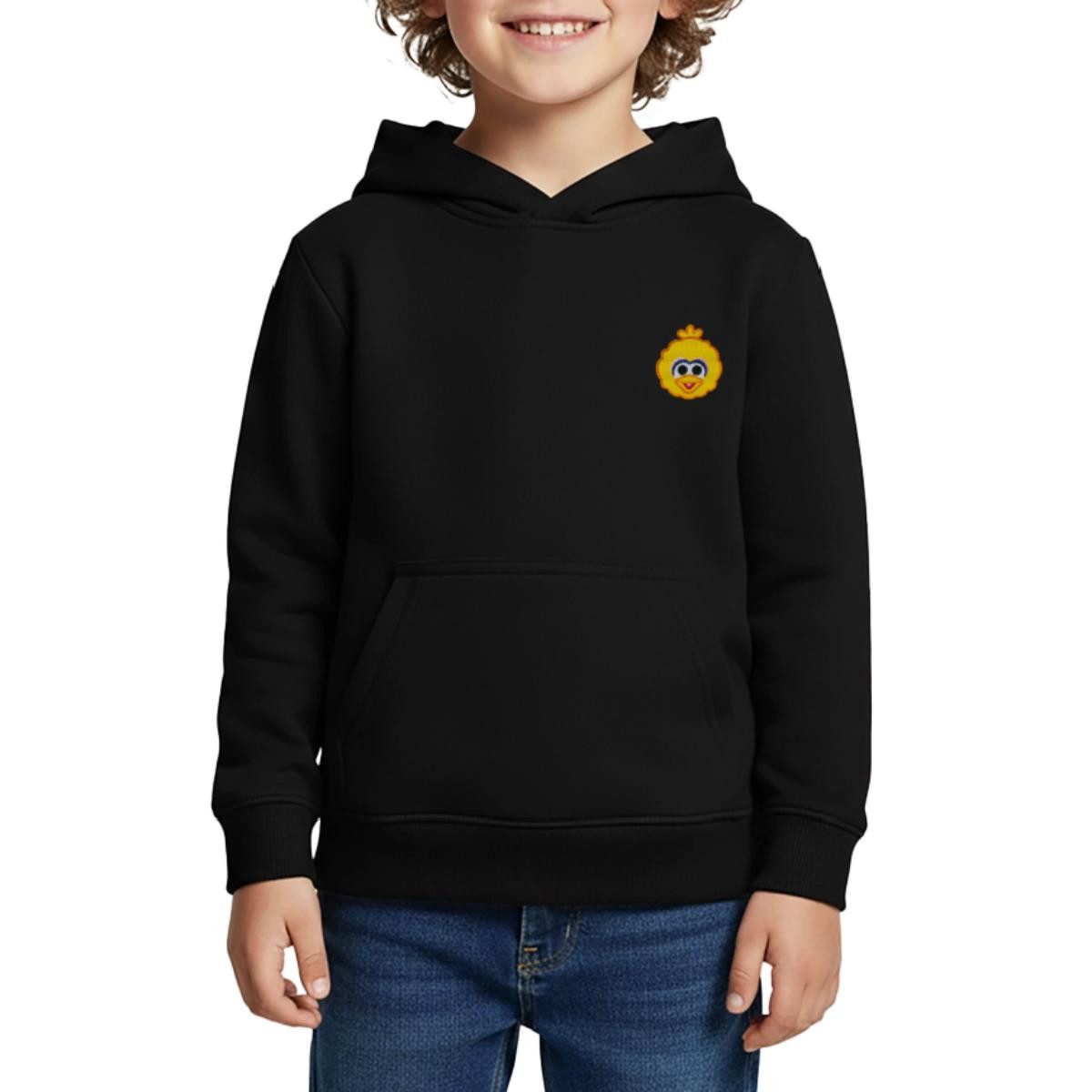 Hoodie Sesamstraße Bibo Als Stickmotiv Kinder Premium Hoodie