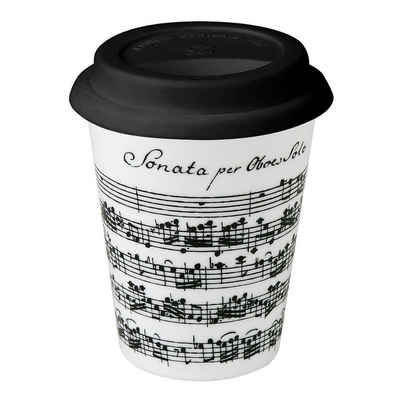 Könitz Coffee-to-go-Becher »Vivaldi Libretto Mug mit Deckel«, Metall
