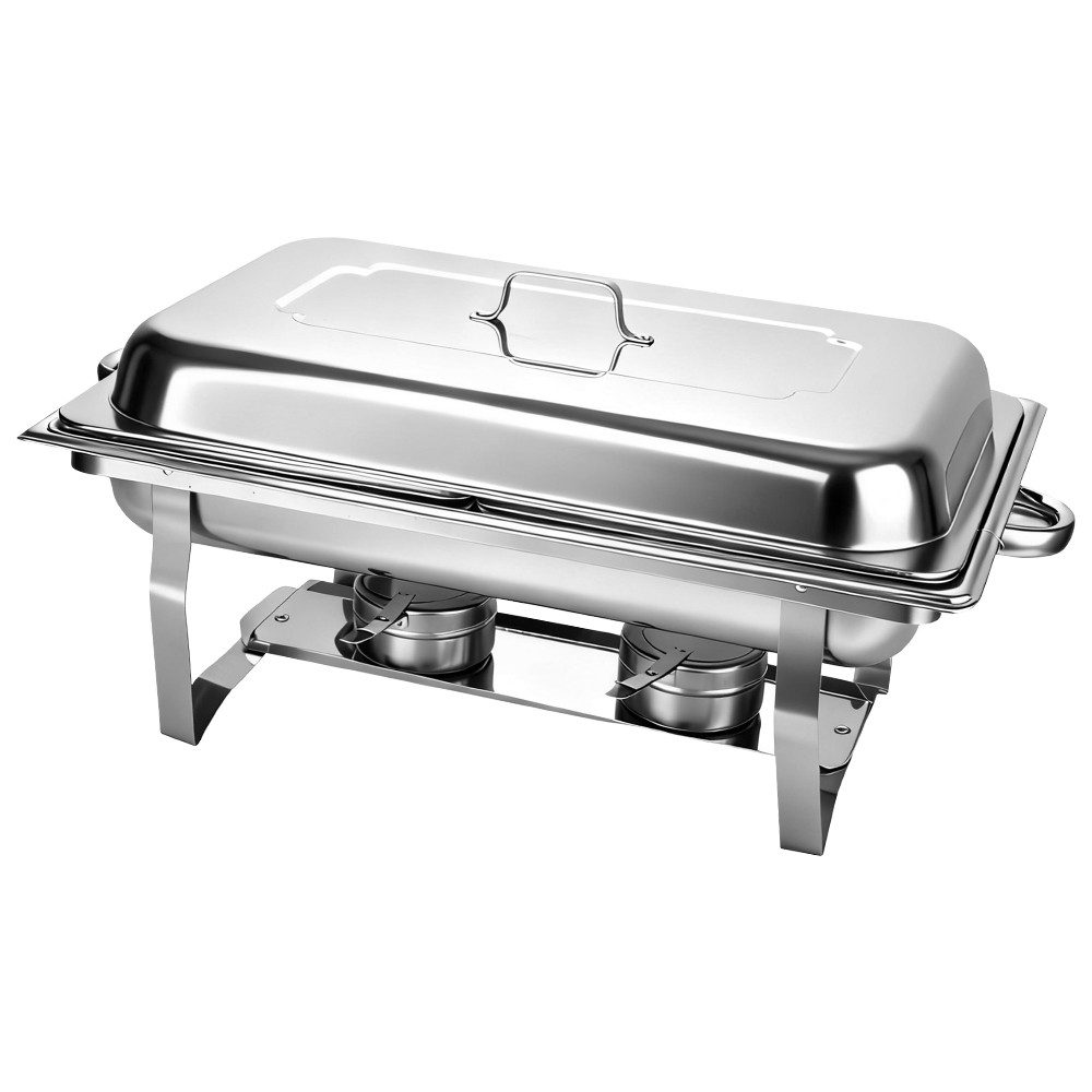 JEOBEST Speisenwärmer Edelstahl Warmhaltebehälter Essen, Speisenwärmer, 2pcs Edelstahl Warmhaltebehälter,für Catering, Buffet und Party