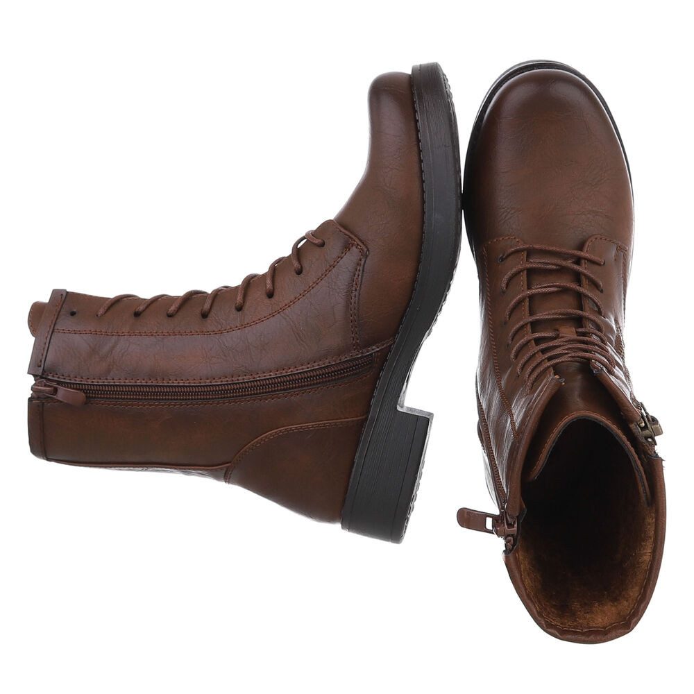 Ital-Design Damen Schnürschuhe Freizeit Stiefelette (87740380) günstig online kaufen