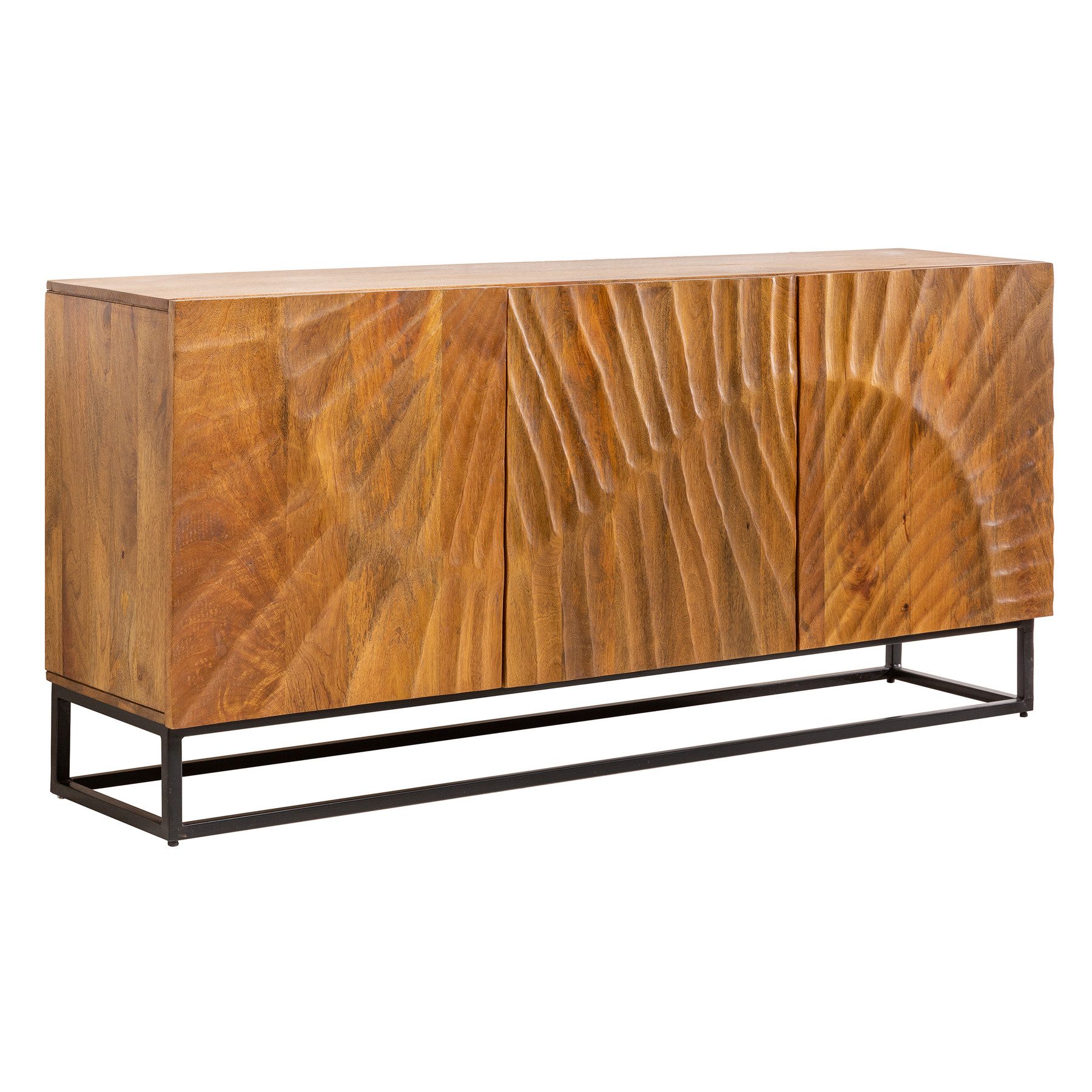 riess-ambiente Sideboard SCORPION 140cm braun, Massivholz günstig online kaufen