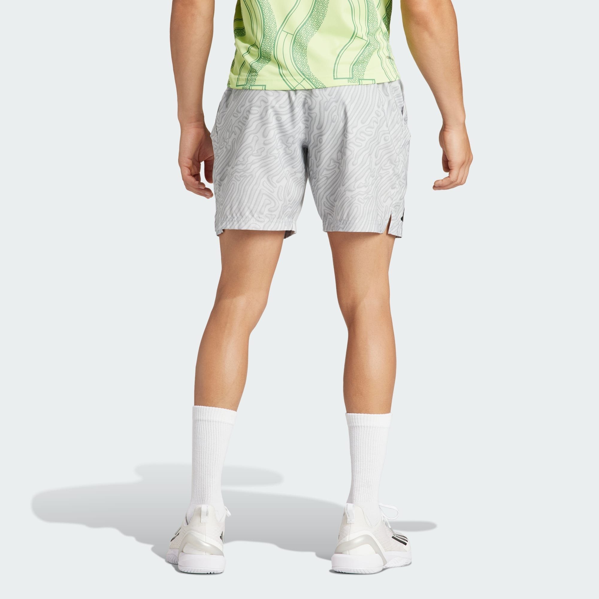 PRO HEAT.RDY One SHORTS Funktionsshorts adidas 7-INCH Grey ERGO TENNIS Solid / PRINTED Charcoal Performance Grey