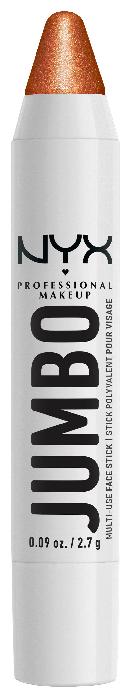 NYX PROFESSIONAL MAKEUP Highlighter Jumbo Multi-Use Face Stick, Highlighter, Lidschatten, Blush oder Lippenstift