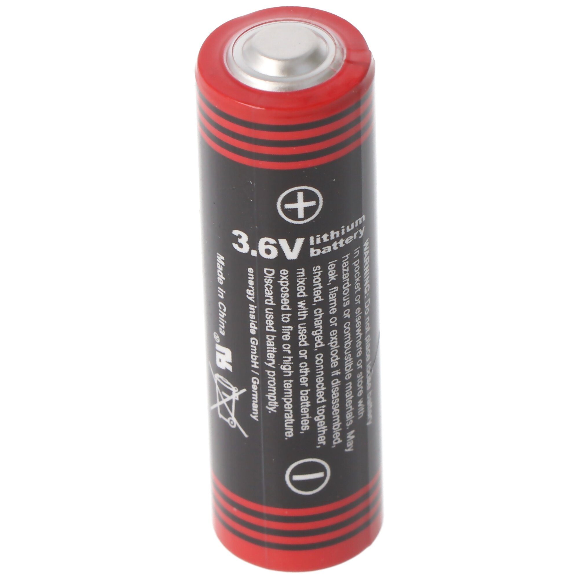Batterie (3,6 Batterie, Volt AA 2400mAh AccuCell V) 3,6 LS14505, Mignon ER14505 Lithium