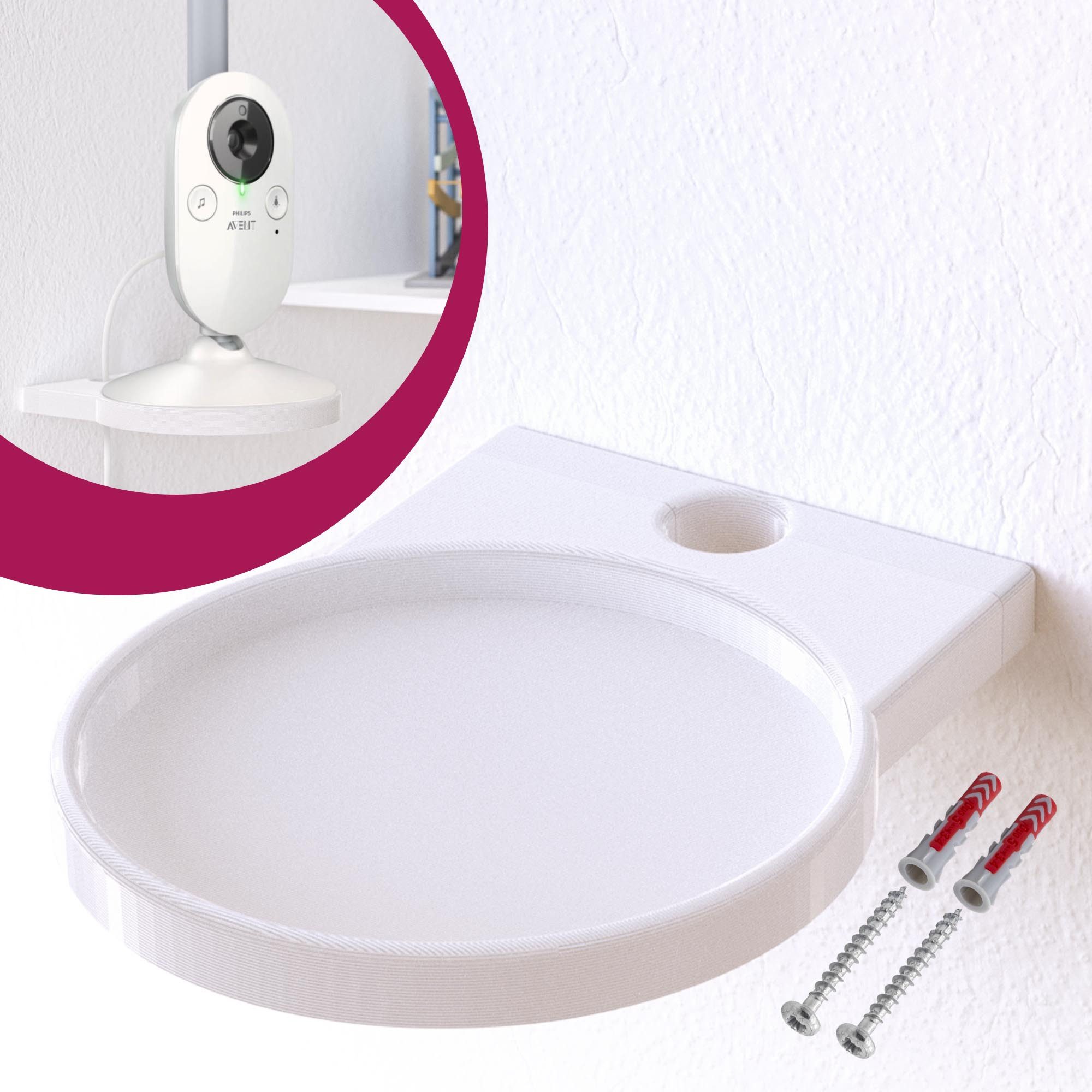 Babyphone Babyphone Wandhalterung Kamera Halter passend für Philips Avent SCD843