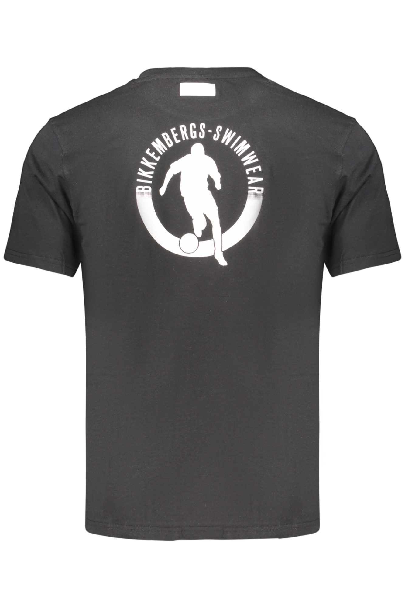 Bikkembergs T-Shirt Stylisches Schwarzes Herren T-Shirt mit Print und