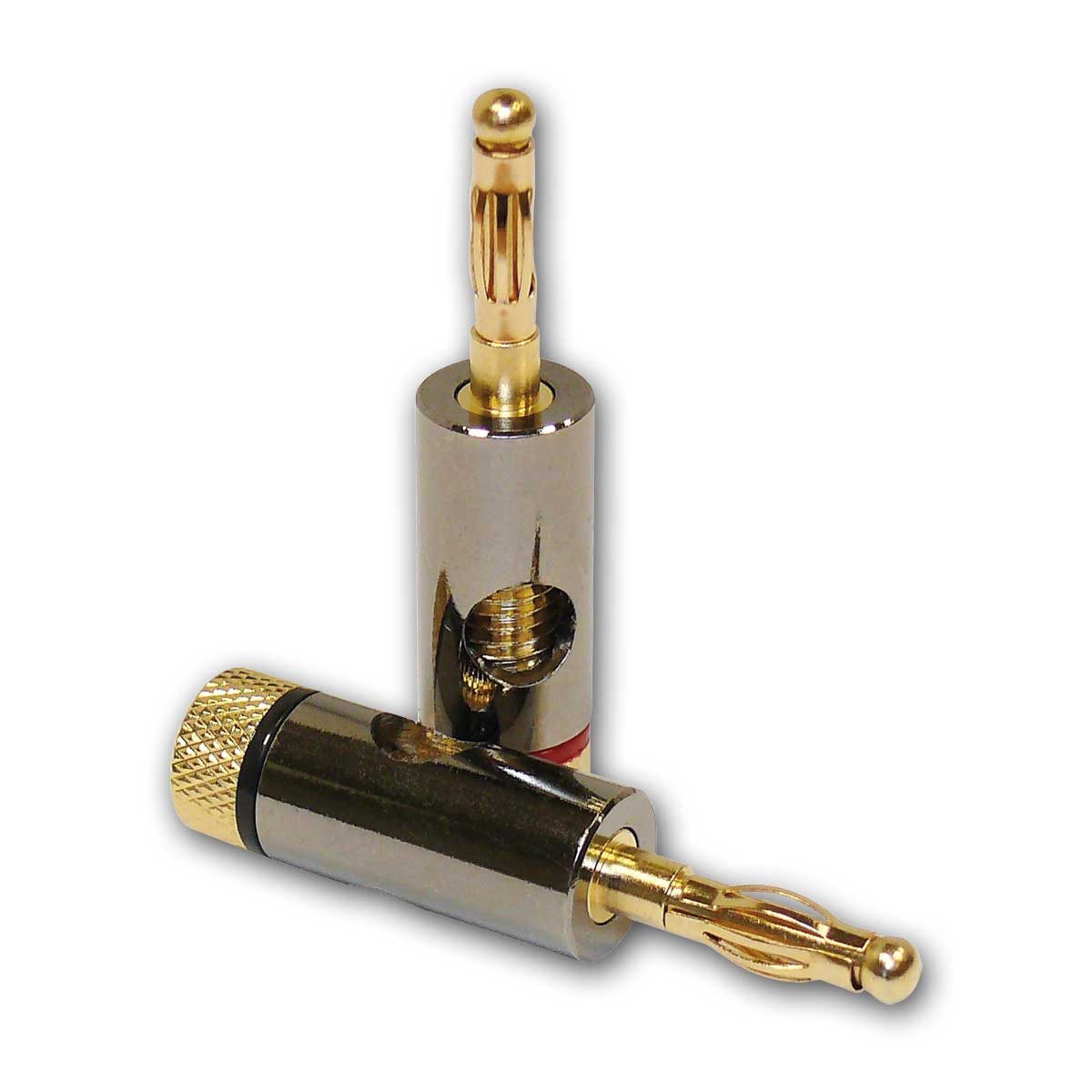 Dynavox Rca-разъем 4er Set Bananenstecker, Federstecker 2xrot/2xschwa