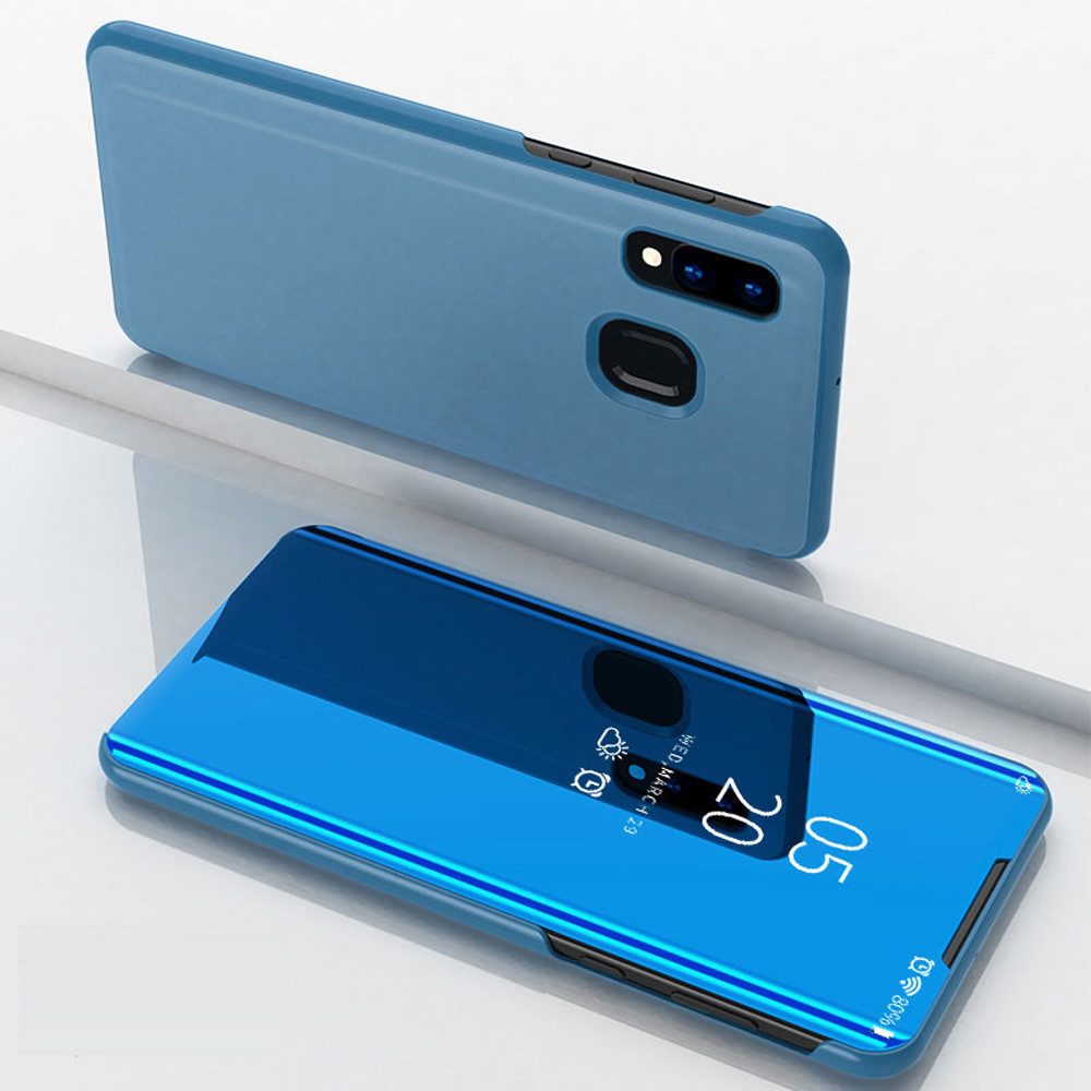 FITSU Handyhülle Handytasche für Samsung Galaxy Hülle Flipcase Spiegel Handyhülle, Hülle für A55, A35, A25, A15, A05s, A54, A53, A52, A51, A17, A37, A57
