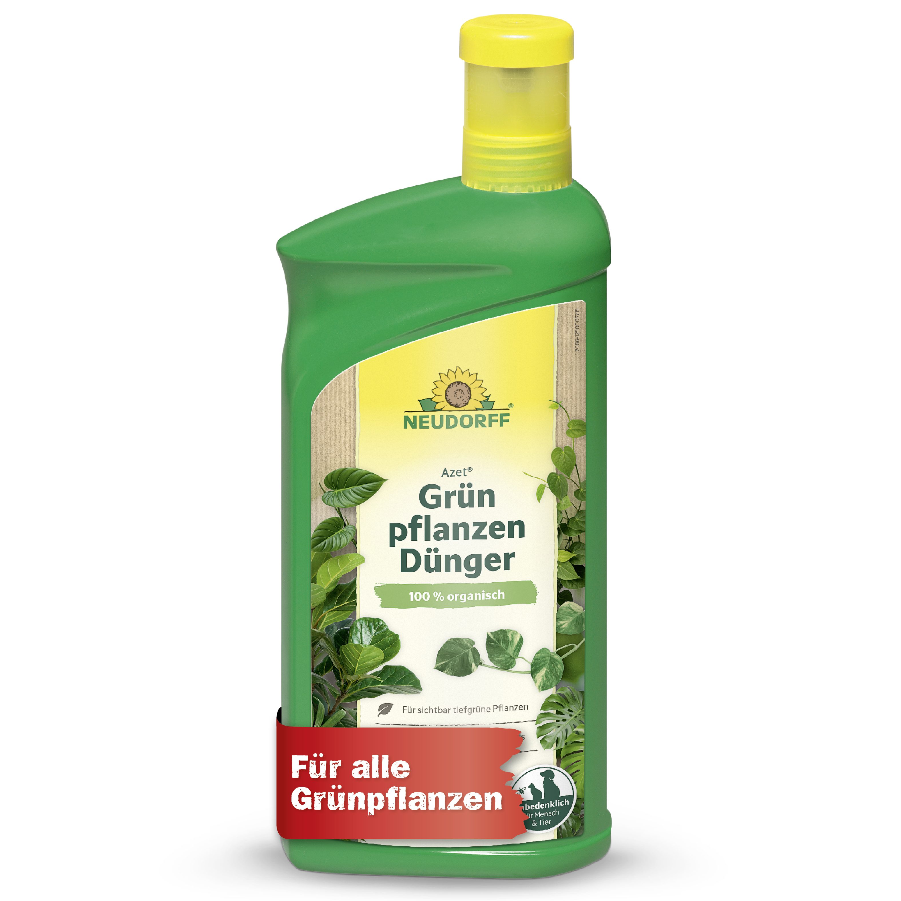 Neudorff Spezialdünger Azet Grünpflanzendünger - 1 Liter, Organischer Grünpflanzen- & Palmendünger