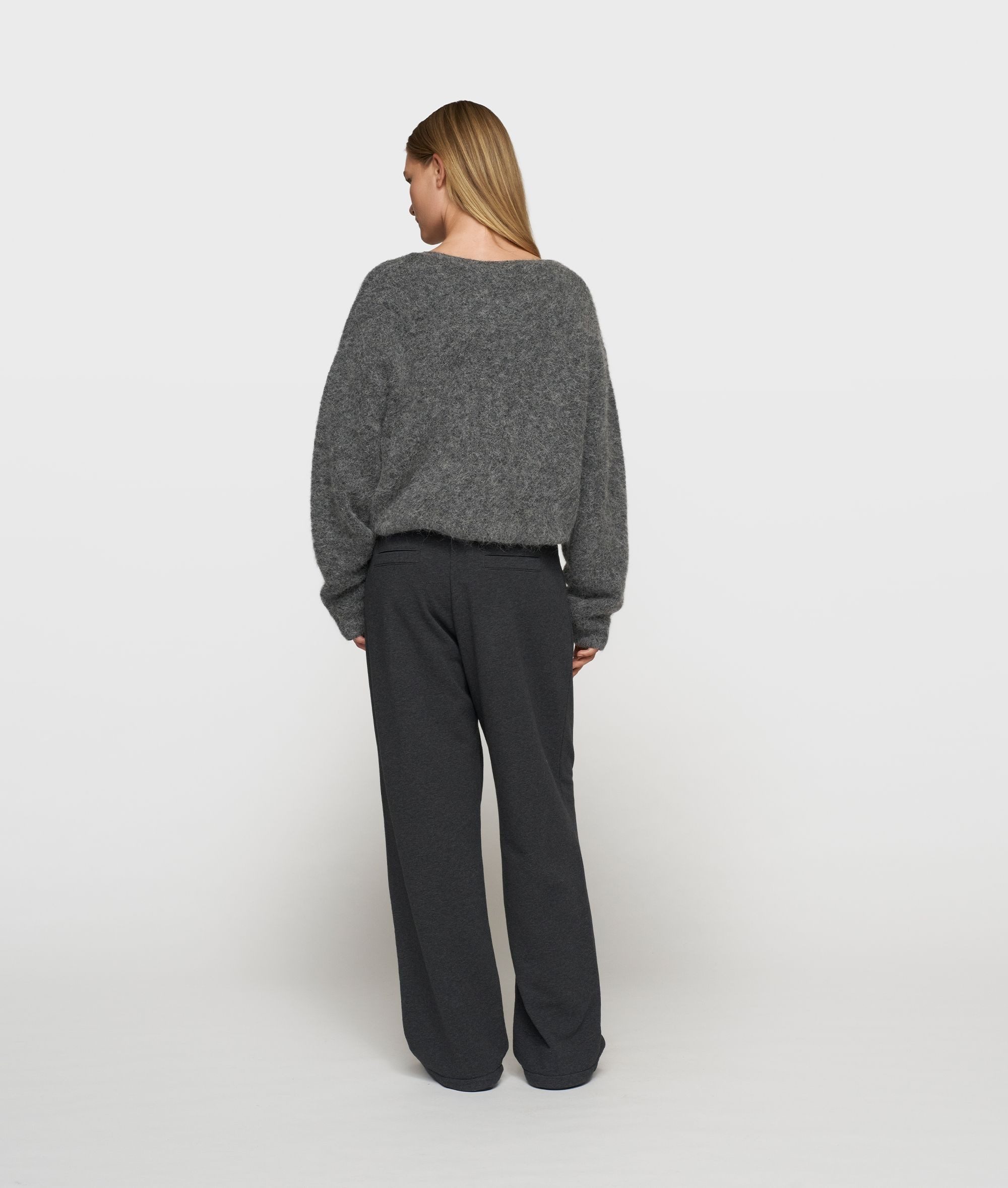 10DAYS Strickpullover Pleat Hairy Knit