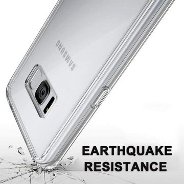 CoolGadget Handyhülle Transparent Ultra Slim Case für Samsung Galaxy S8 5,8 Zoll, Silikon Hülle Dünne Schutzhülle für Samsung S8 Hülle