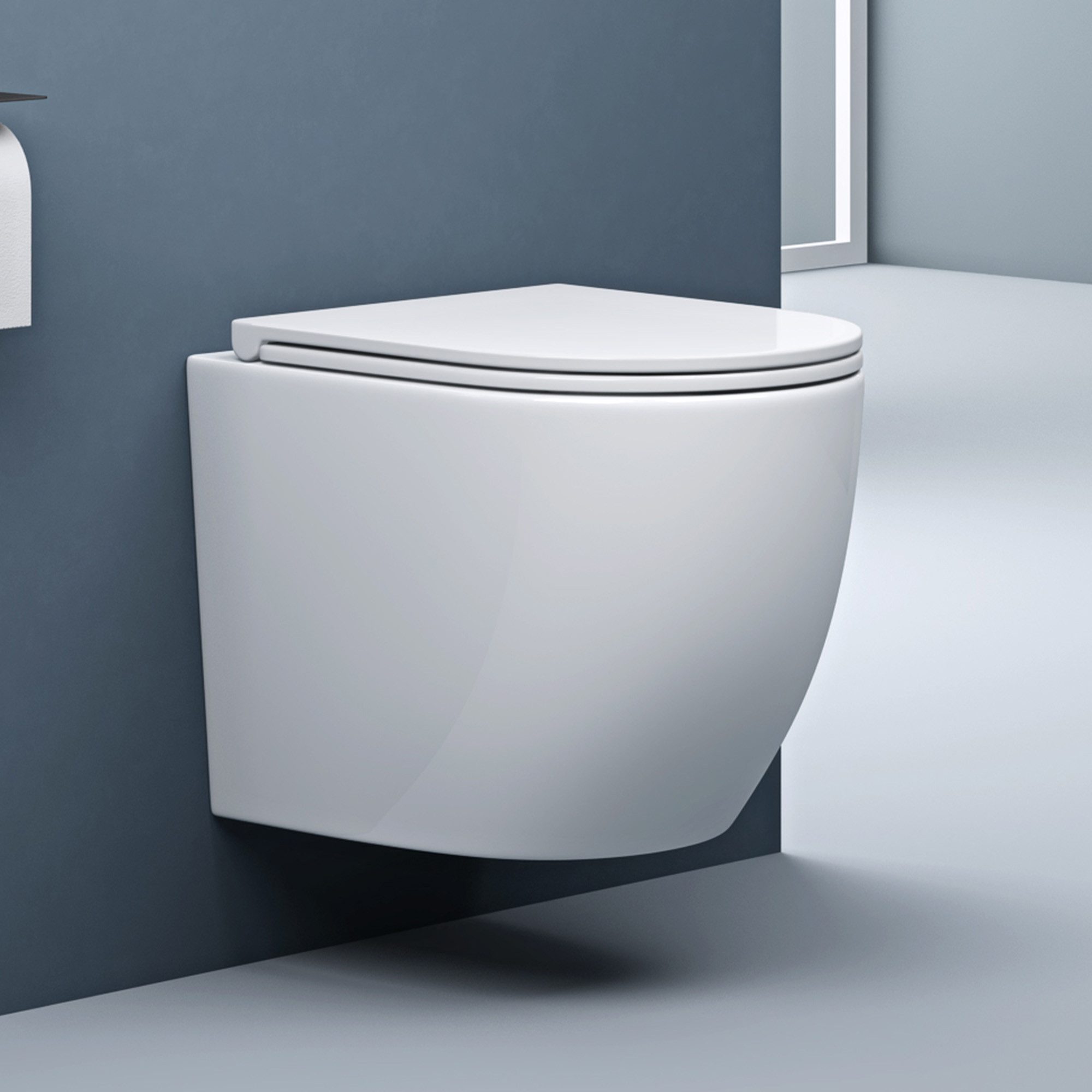doporro Tiefspül-WC Hänge WC Spülrandlos Wand-WC günstig online kaufen