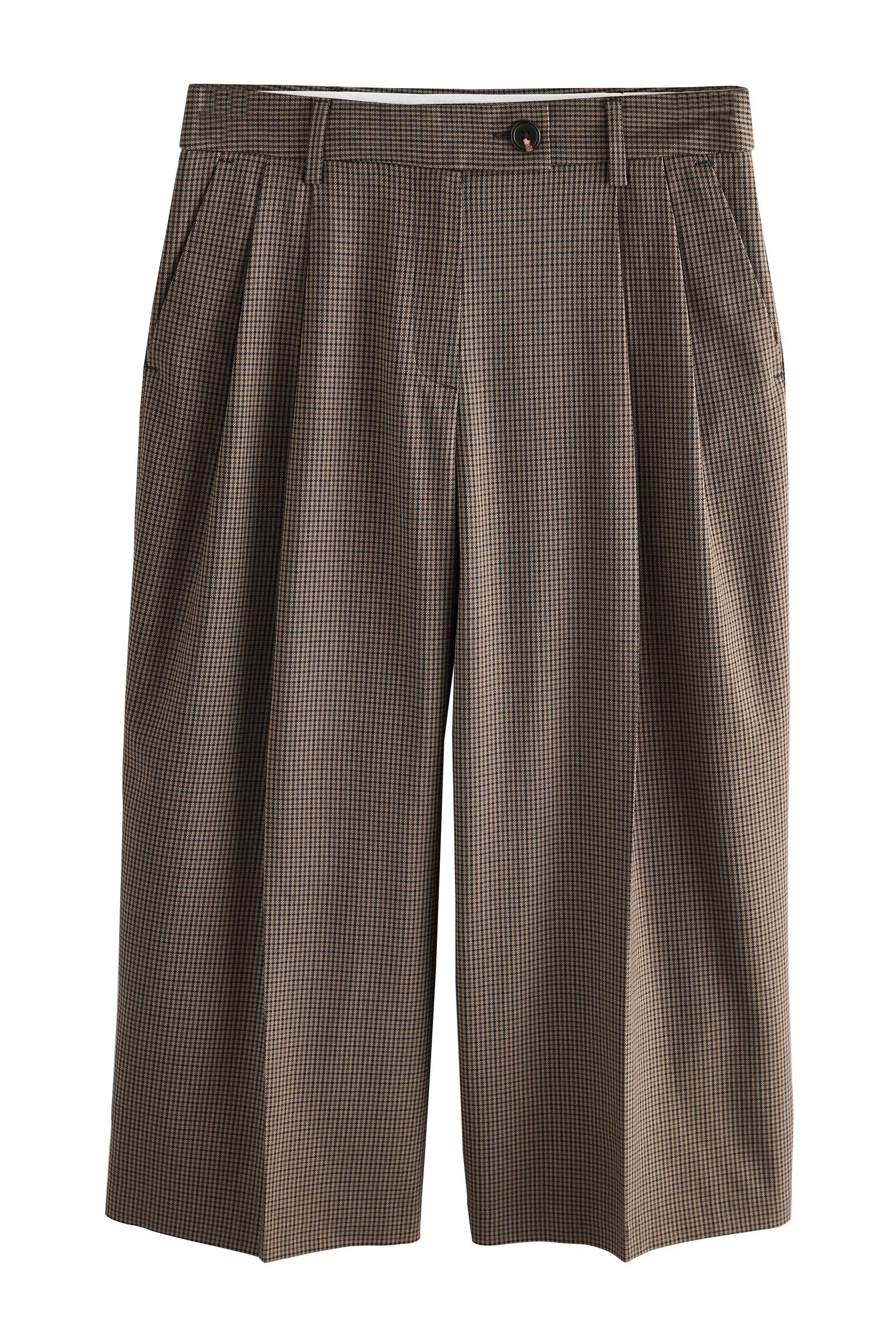 Culotte Karierter Tailored Fit Hosenrock