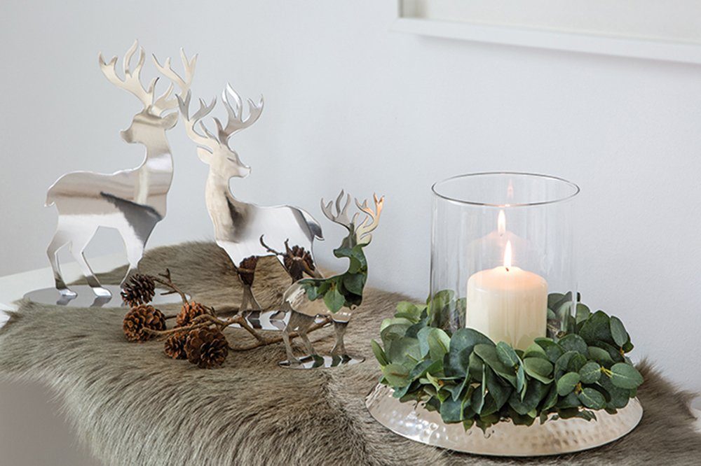 Fink Weihnachtsfigur Hirsch JASPER, Weihnachtsdeko (Set, 2 St), aus Edelsta günstig online kaufen