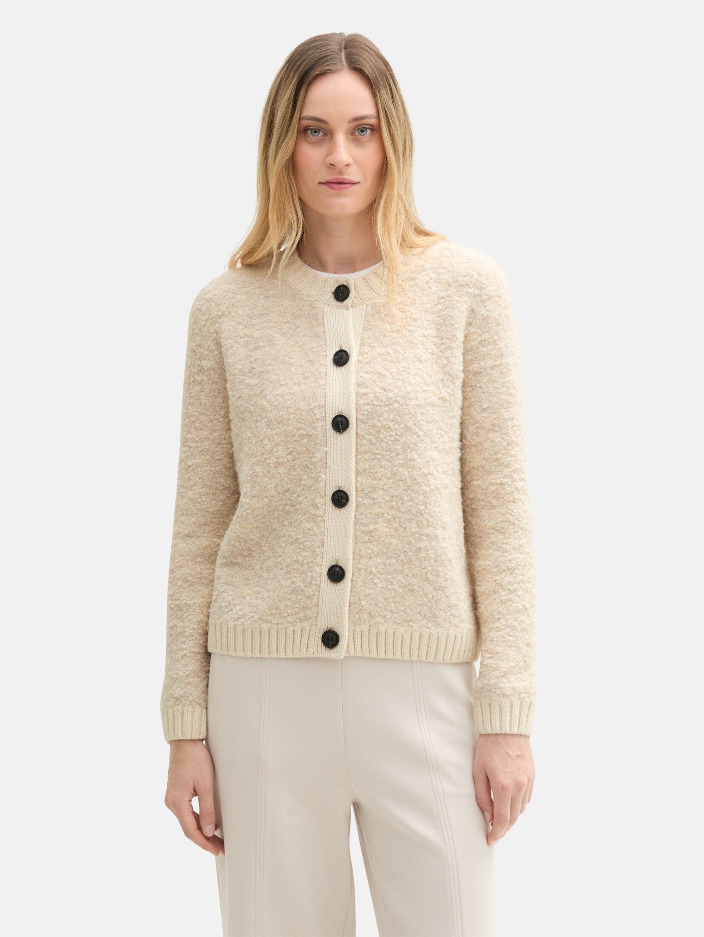 TOM TAILOR Strickjacke (1-tlg) Plain/ohne Details